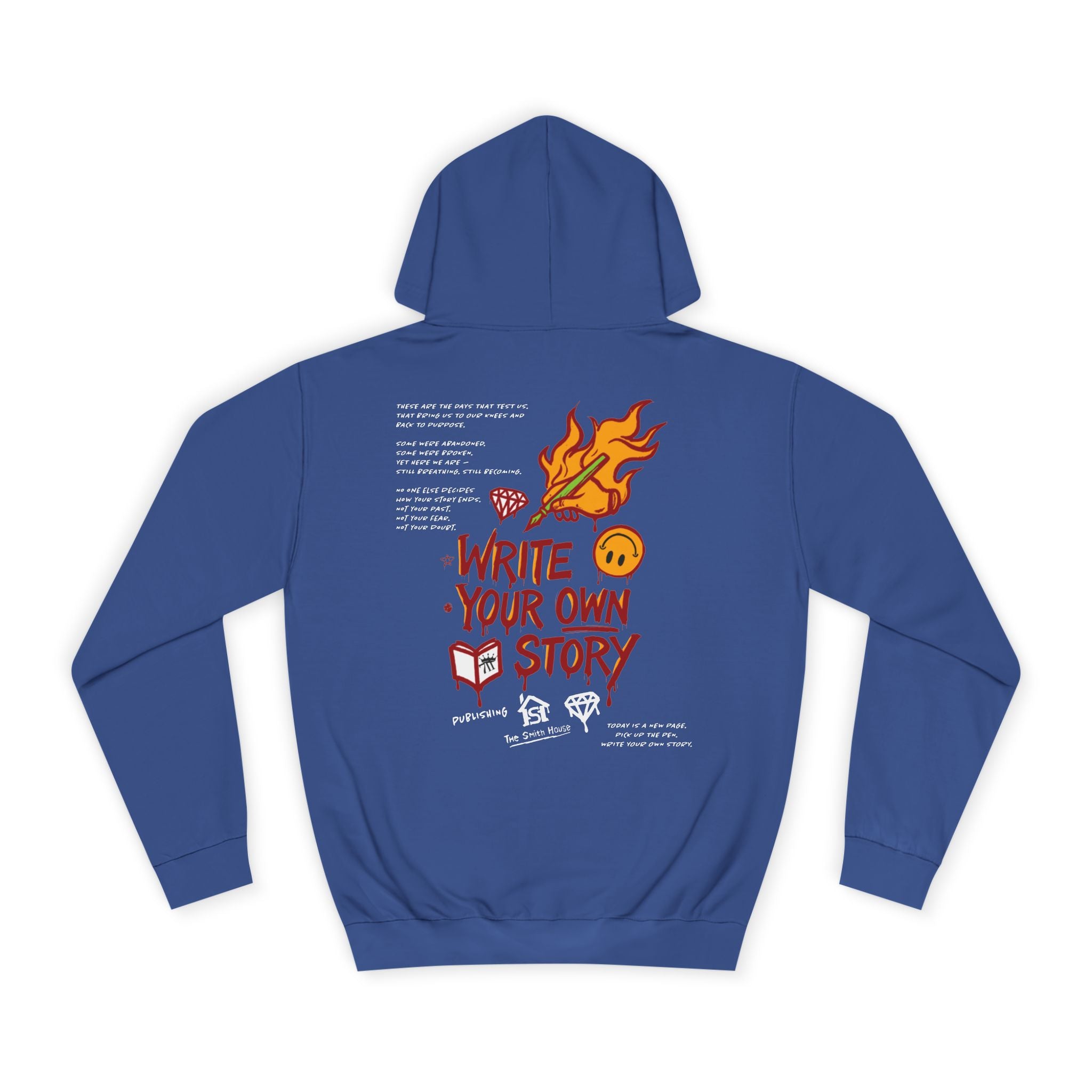 Write Your Own Story Hoodie, Unisex College Hoodie, Inspirational Sweatshirt, Campus Style, Gift for Students