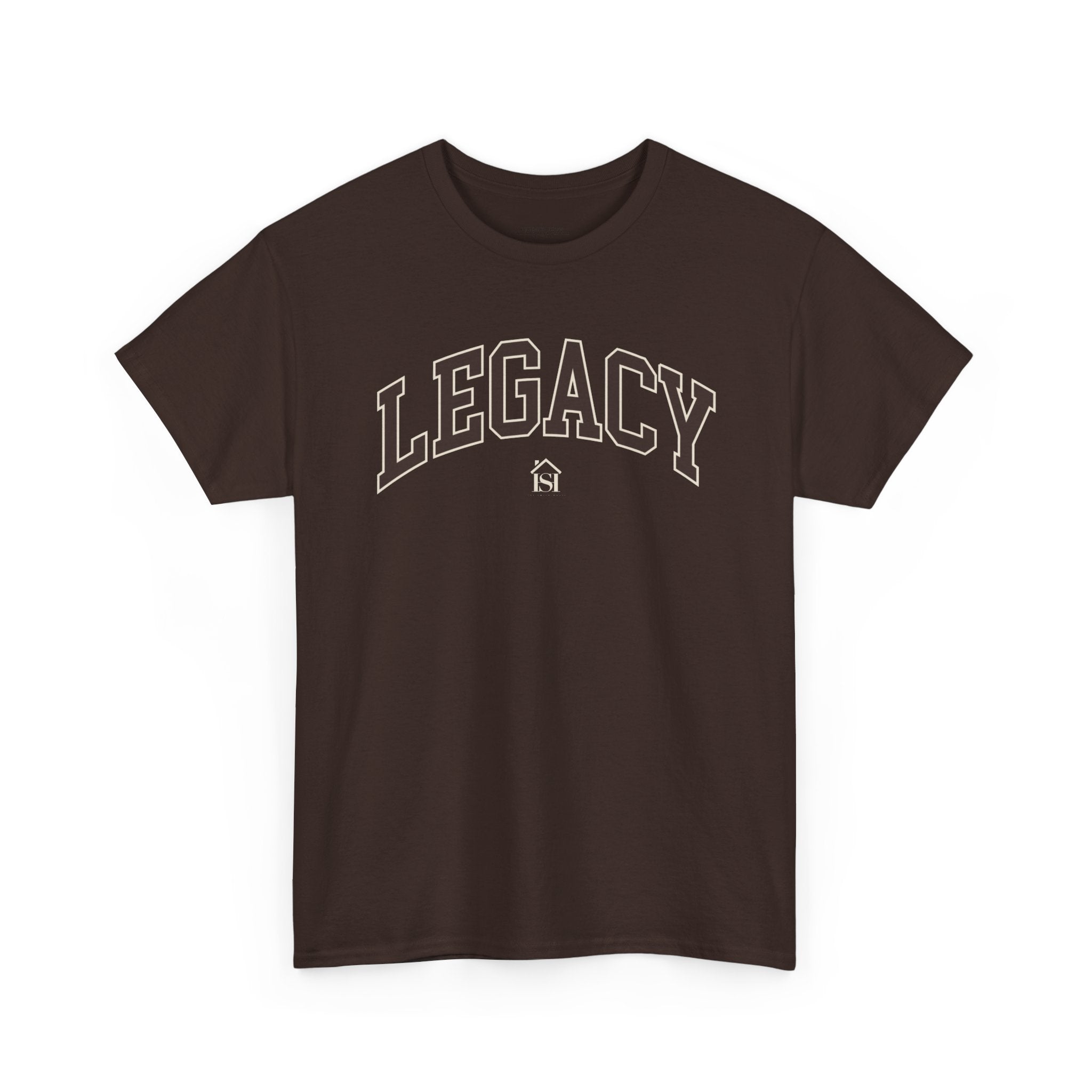 Legacy Graphic Tee — "Legacy" Arch Print Inspirational Cotton Shirt