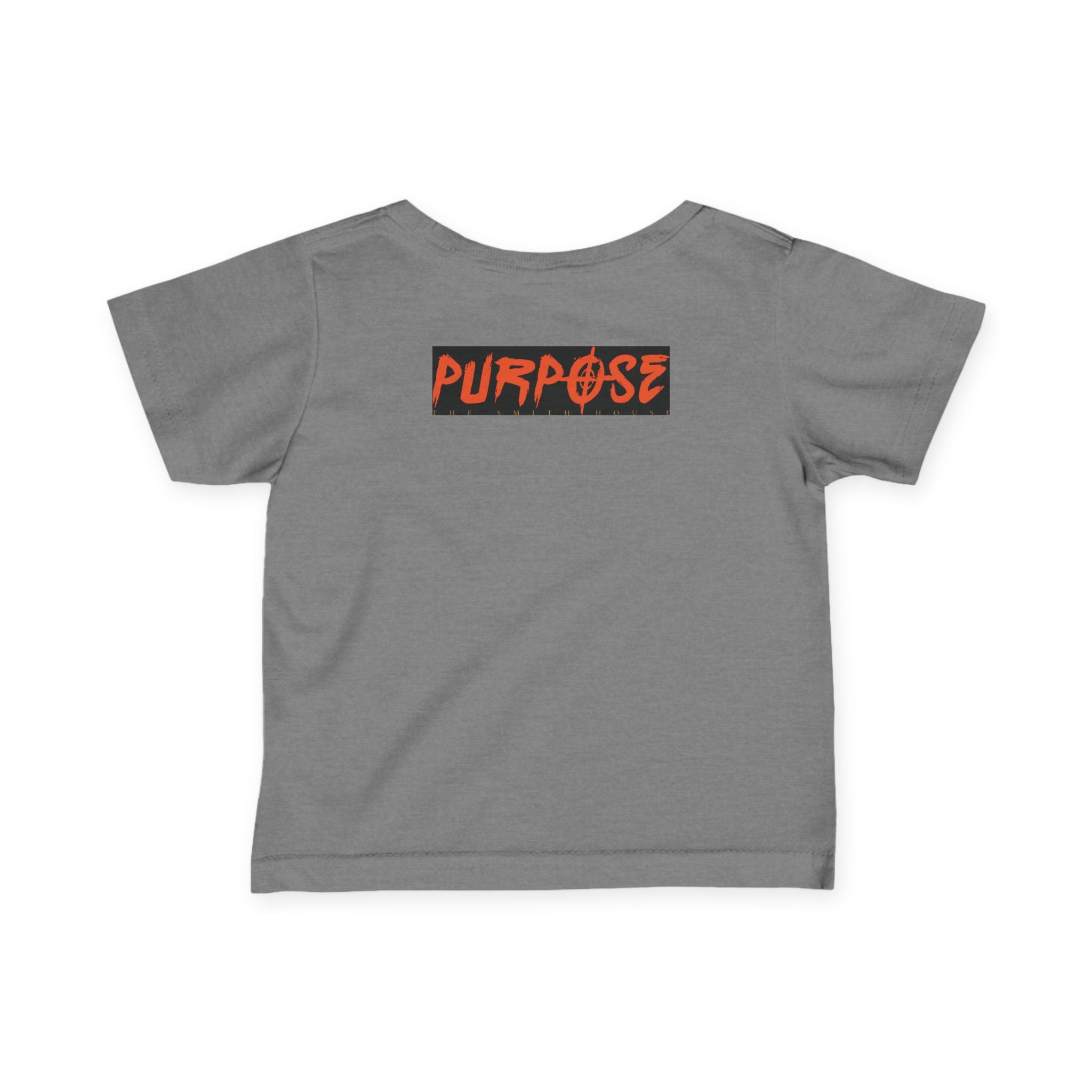 Stylish Purpose Infant Fine Jersey Tee - Trendy Baby Shirt with Bold Graphic Design