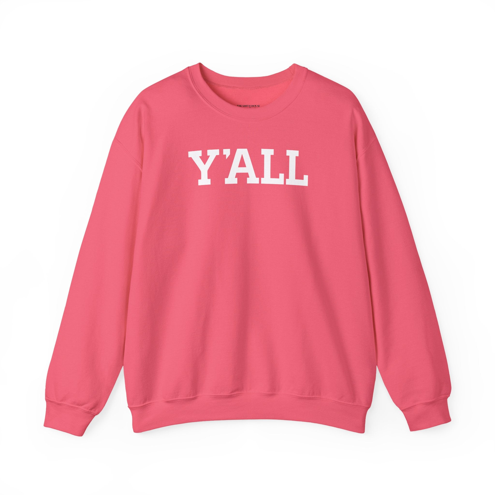 Y'ALL Crewneck Sweatshirt - Cozy Southern Collegiate Pullover