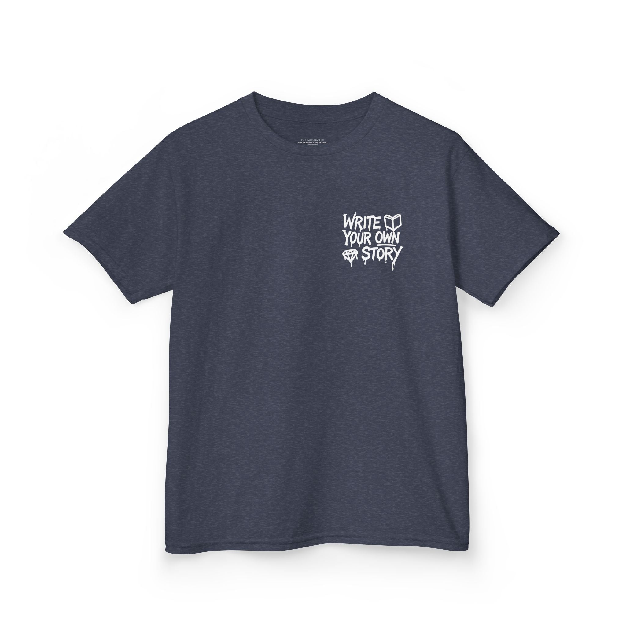 Empowering Kids Tee — "Write Your Own Story" Motivational Graphic T-Shirt