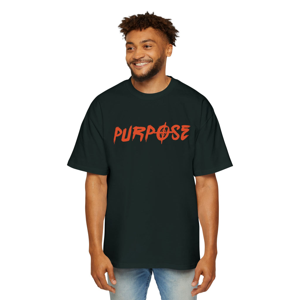 Graphic Tee — “Purpose” Front & Triple Threat Movie Poster Back