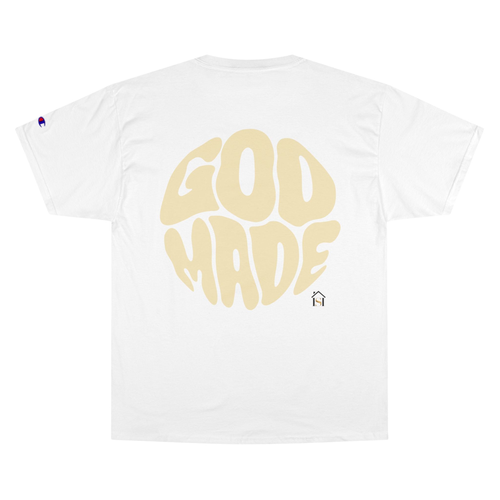 God Made Champion T-Shirt, Casual Wear, Gift for Believers, Inspirational Tee, Everyday Comfort
