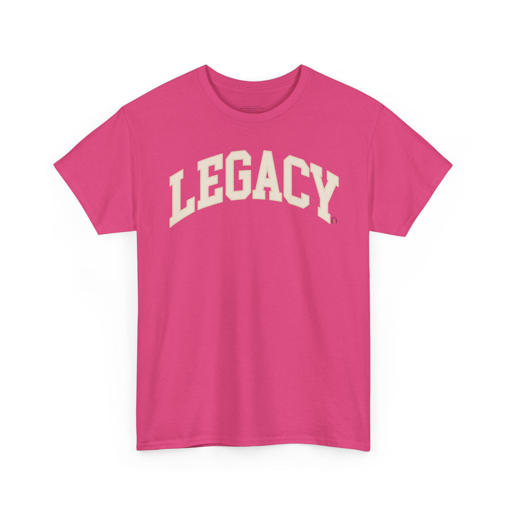 Legacy Graphic Tee — "Legacy" Arch Print Inspirational Cotton Shirt