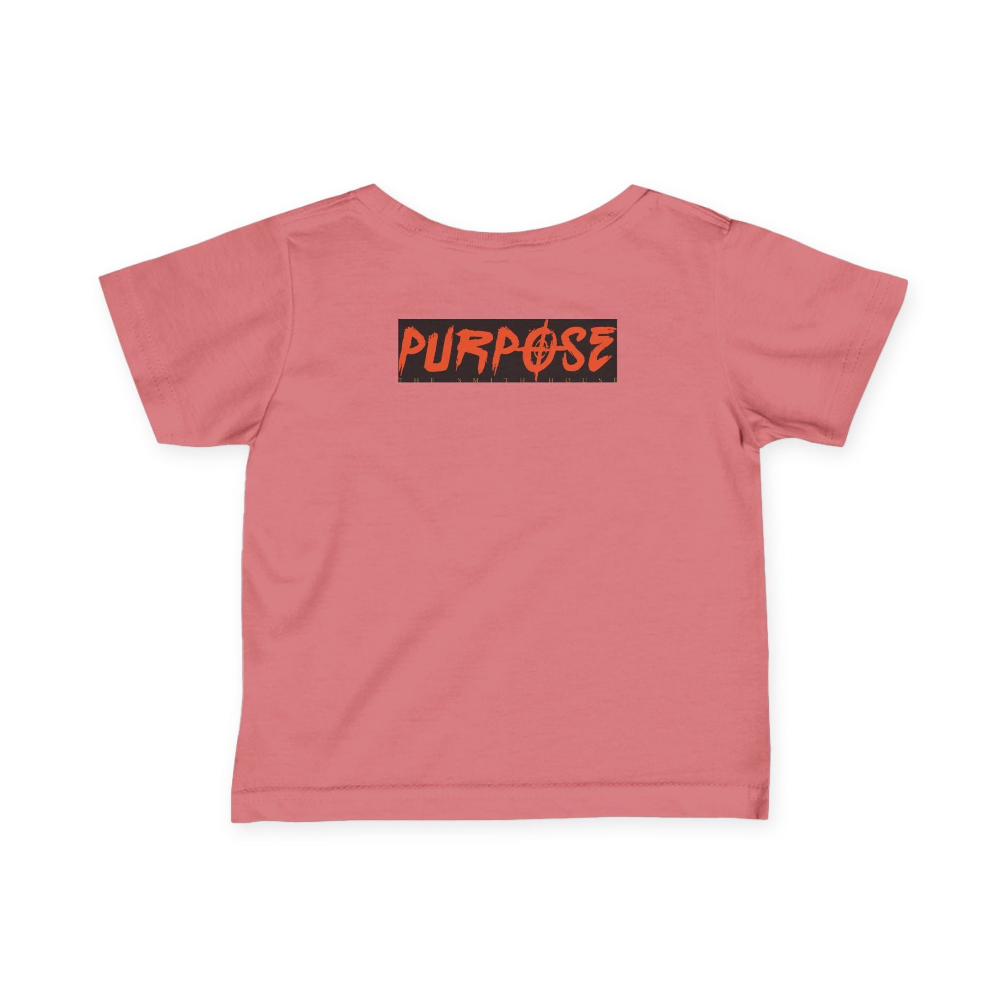 Stylish Purpose Infant Fine Jersey Tee - Trendy Baby Shirt with Bold Graphic Design