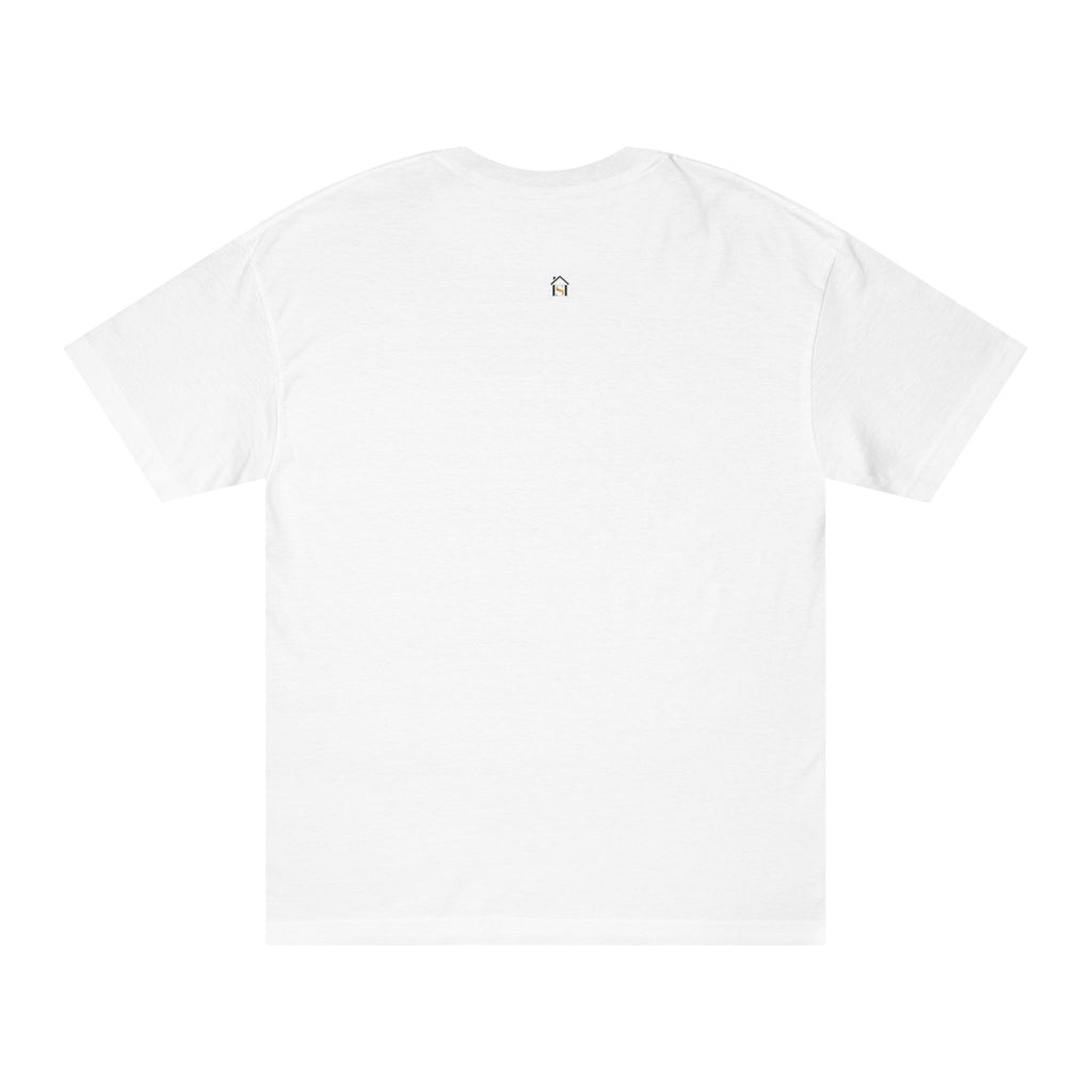 Classic White Tee — Minimal Micro Logo Cotton T-Shirt