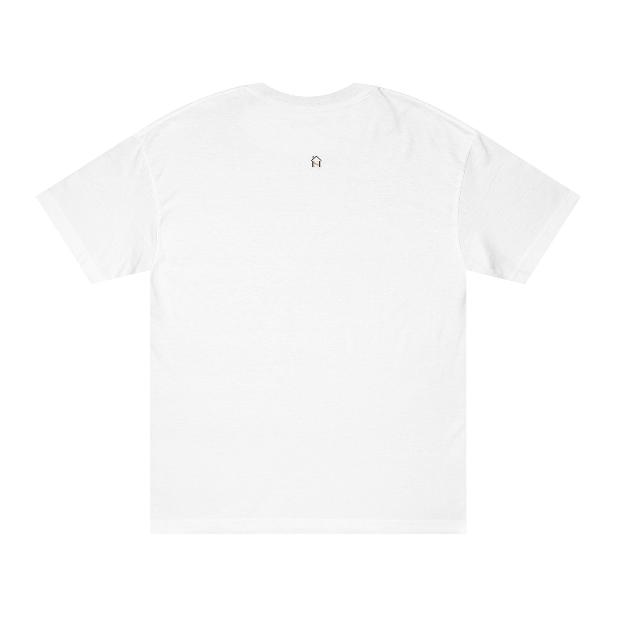 Classic White Tee — Minimal Micro Logo Cotton T-Shirt