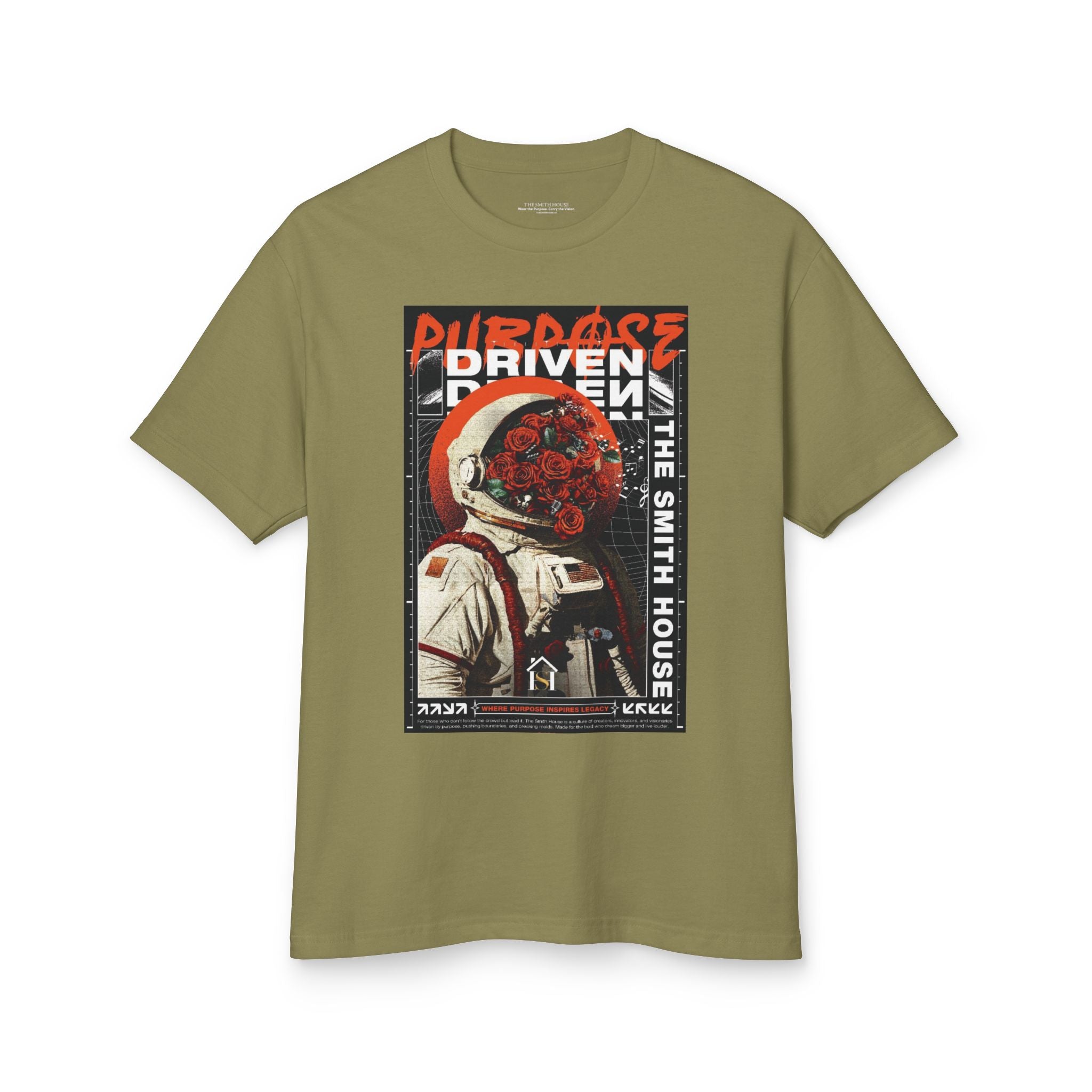 Purpose Driven Astronaut Tee, Unisex Graphic Shirt, Vintage Style T-Shirt, Casual Wear, Gift for Space Lovers, Motivational Apparel