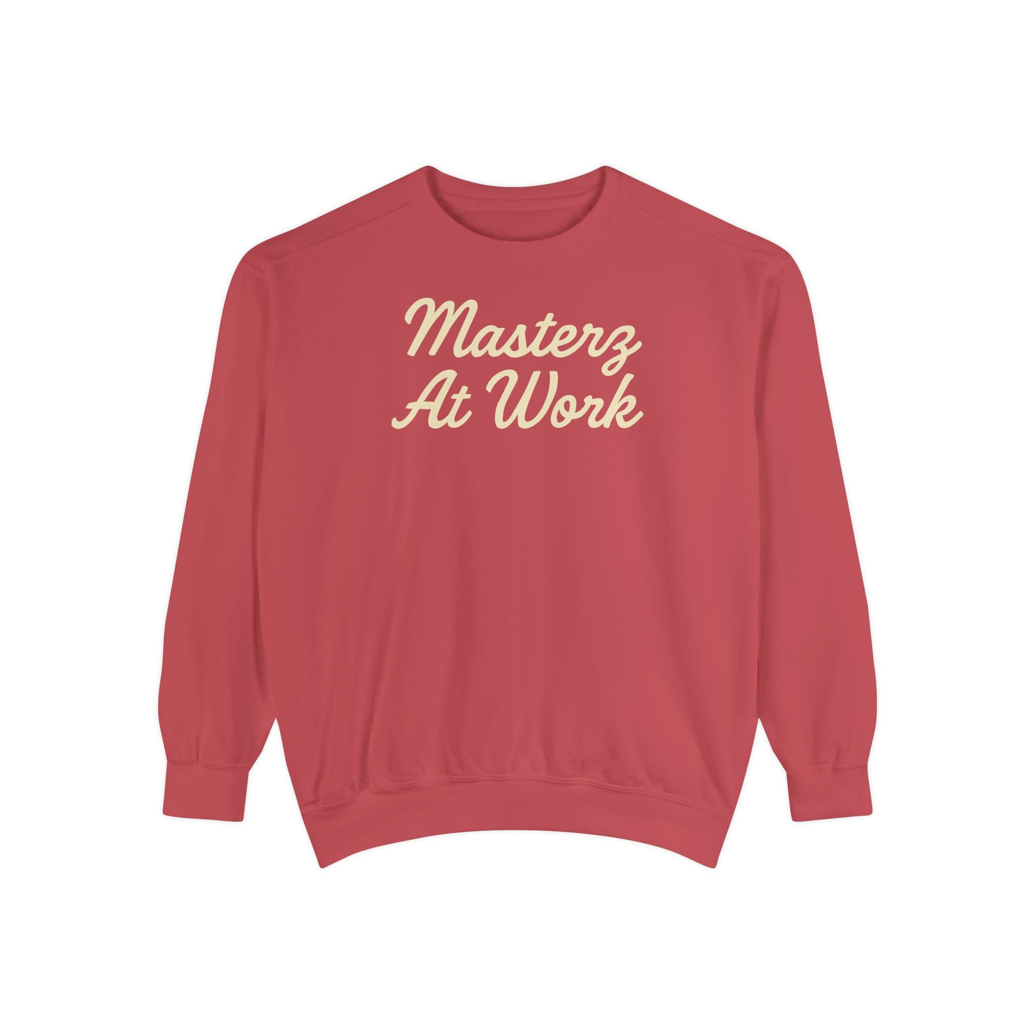 Sweatshirt — "Masterz At Work" Crewneck (Practice Practice Practice)