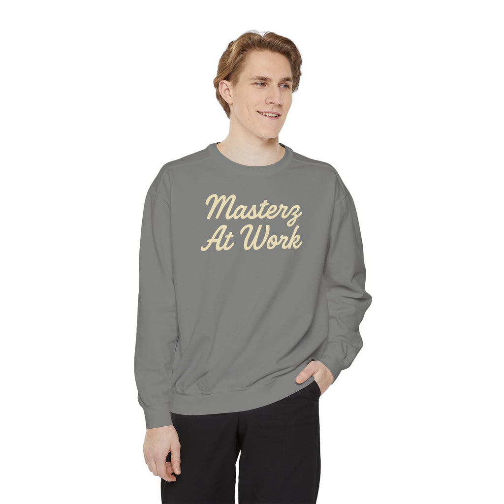 Sweatshirt — "Masterz At Work" Crewneck (Practice Practice Practice)