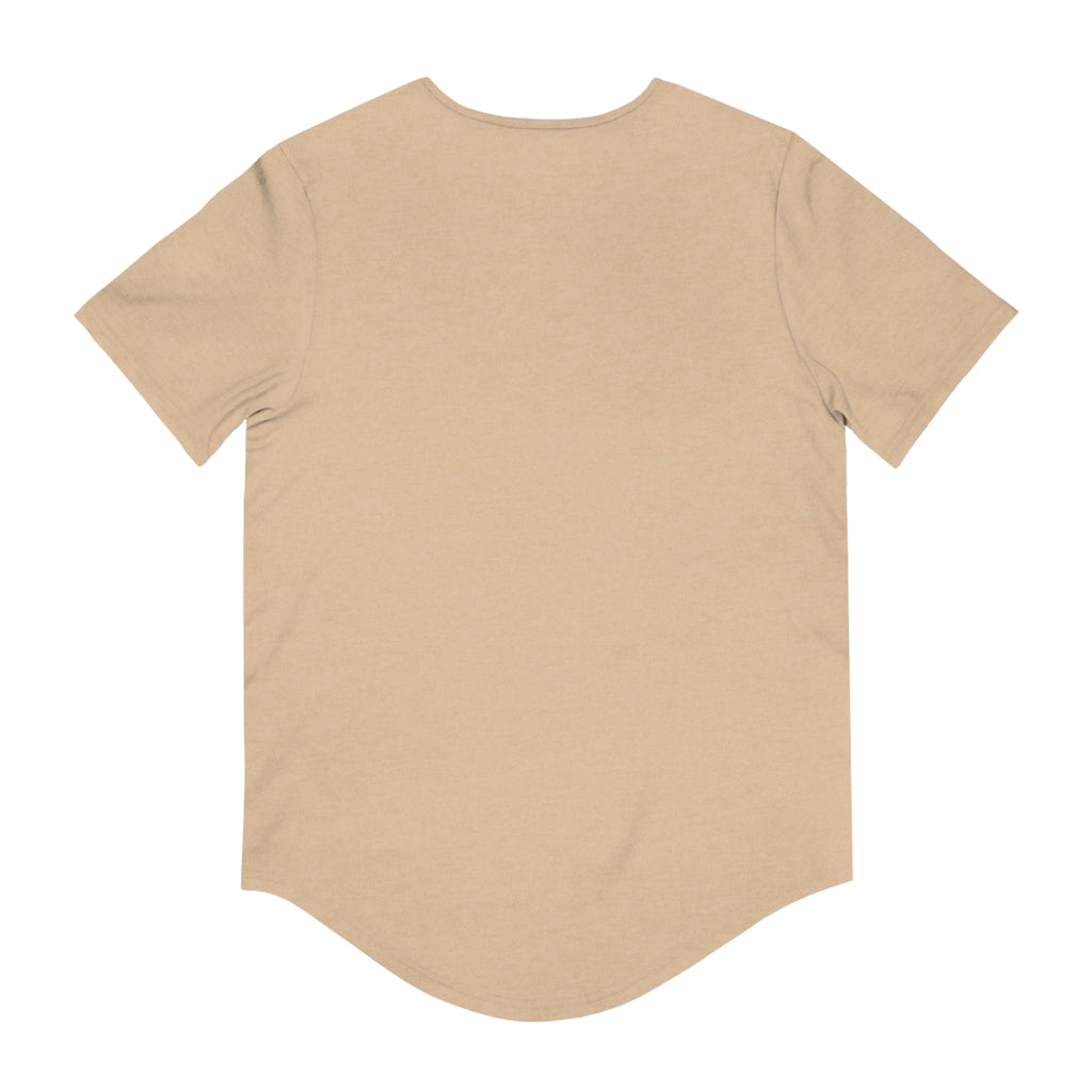 Men's Curved Hem Tee, Casual Men's Shirt, JSUniversity Apparel, Trendy Graphic Tee, Summer Fashion Top, College Style Clothes