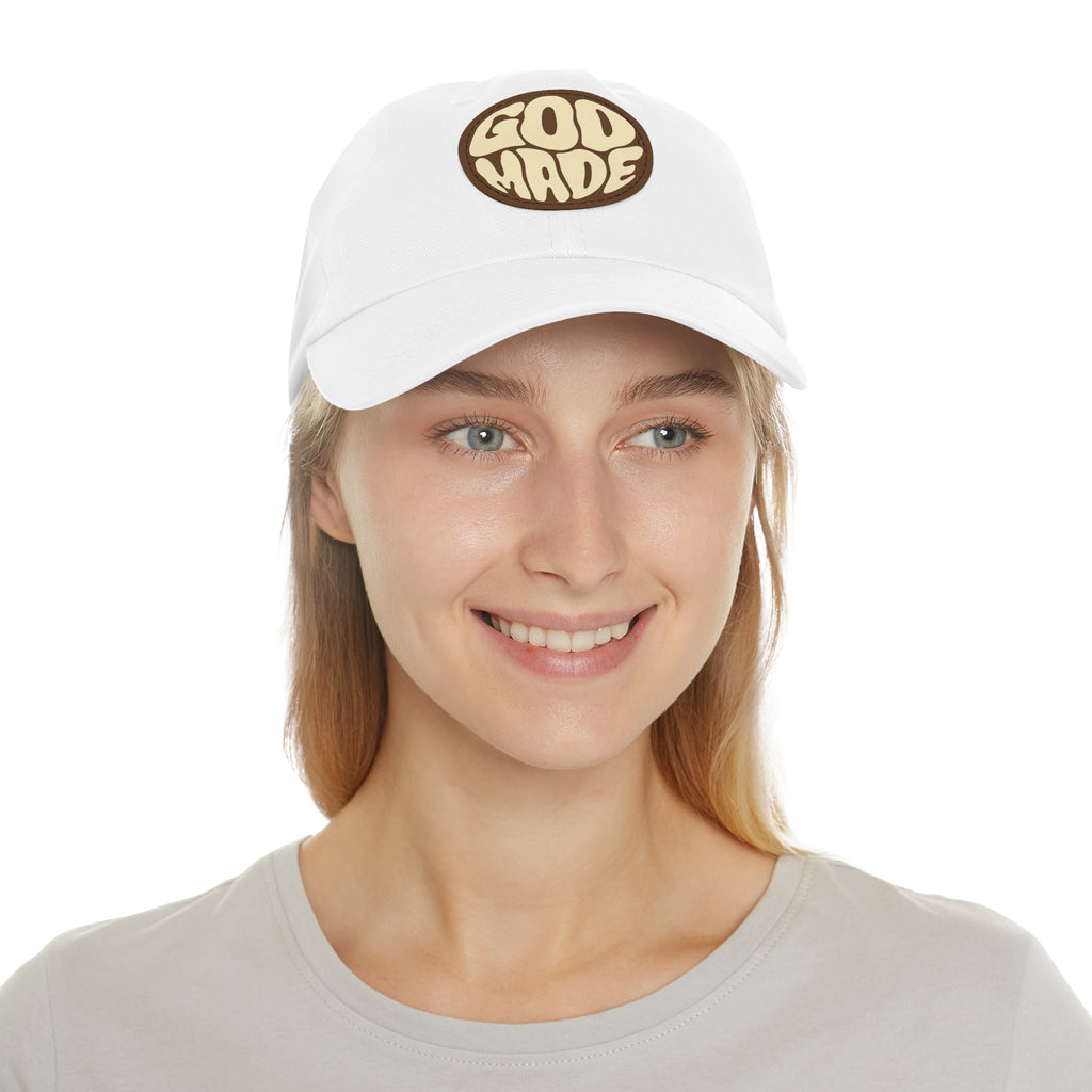 God Made Leather Patch Dad Hat, Casual Cap for Everyday Wear, Perfect Gift for Dads and Nature Lovers, Summer Accessory, Adjustable [...]