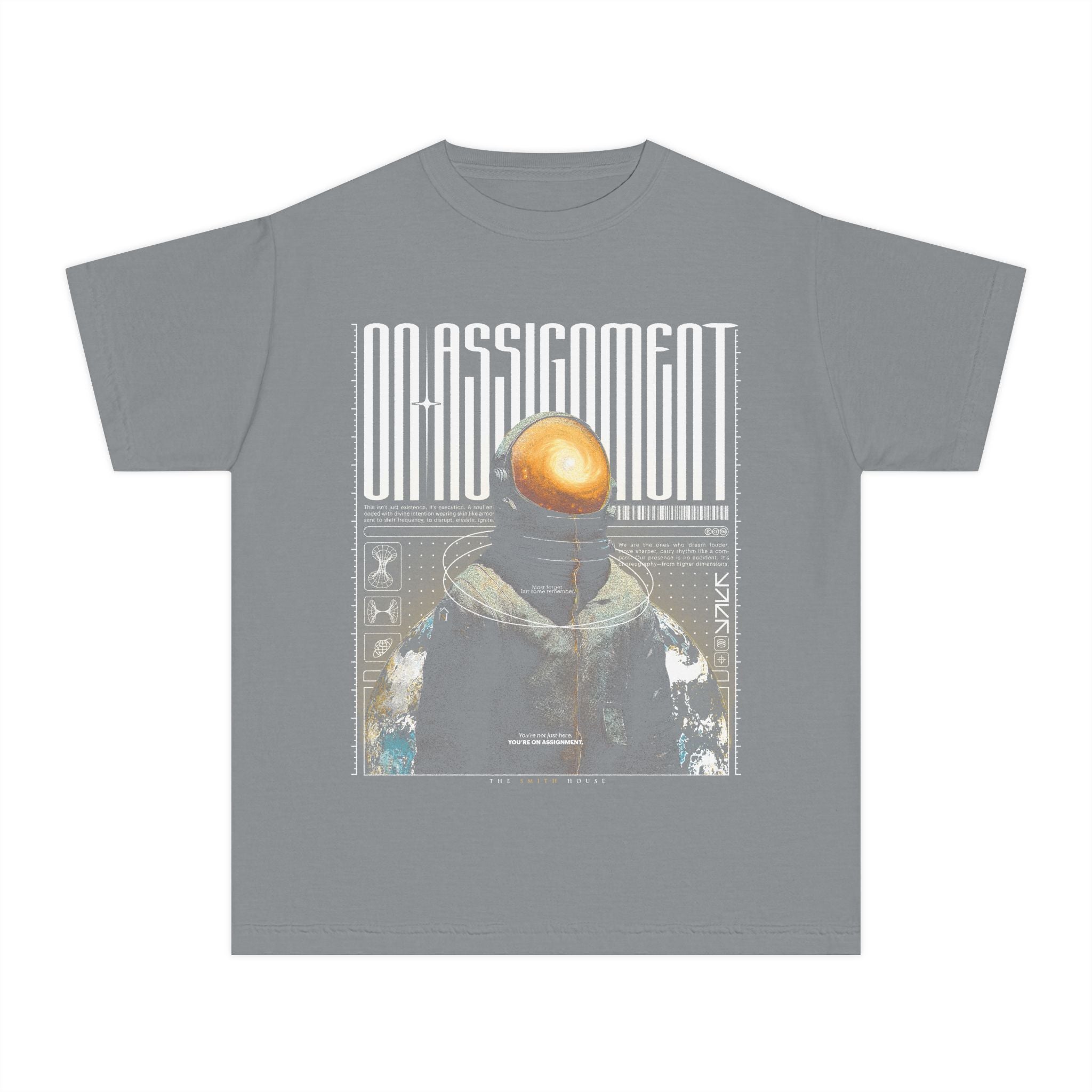 Youth Graphic Tee - On Assignment, Cool Casual Wear, Unique Gift for Teens, Trendy Birthday Present, Everyday Style Top