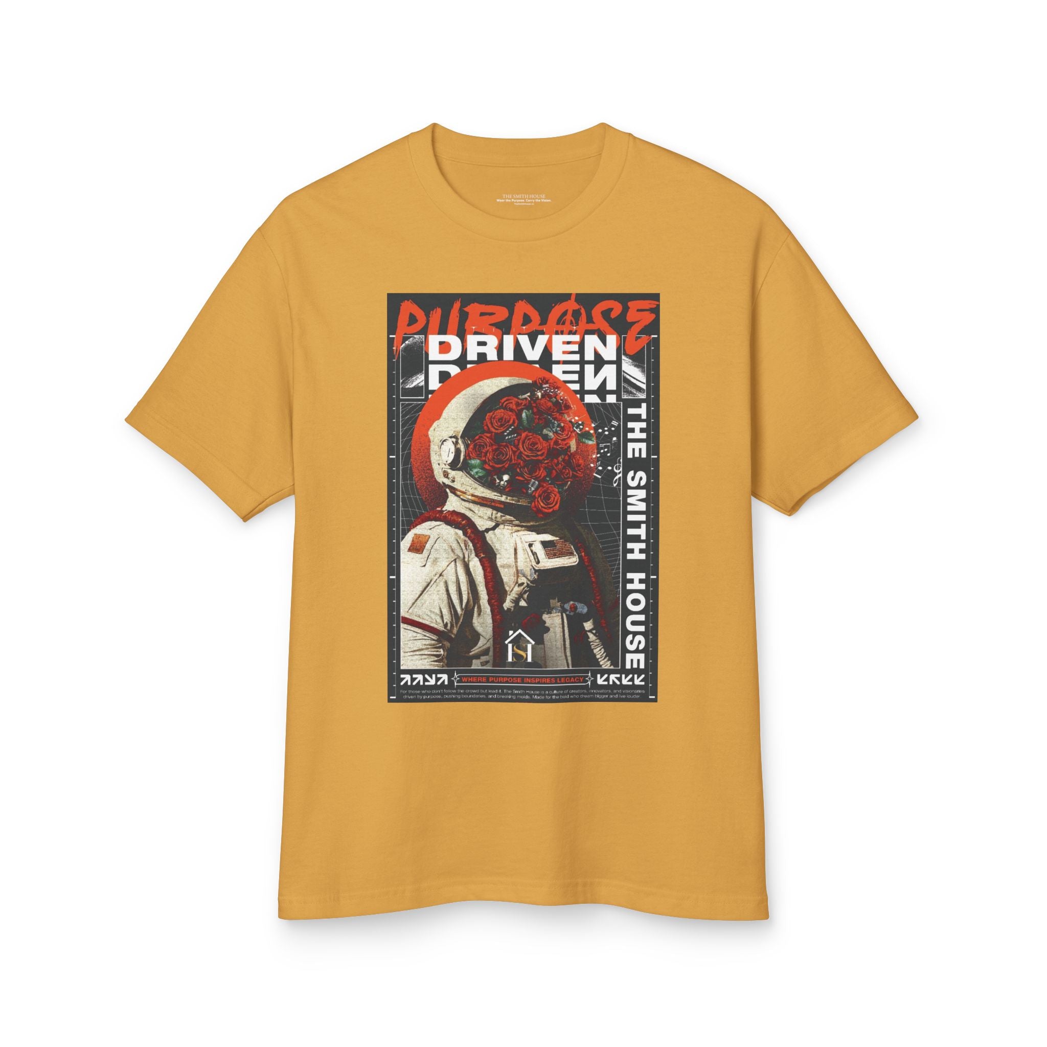 Purpose Driven Astronaut Tee, Unisex Graphic Shirt, Vintage Style T-Shirt, Casual Wear, Gift for Space Lovers, Motivational Apparel