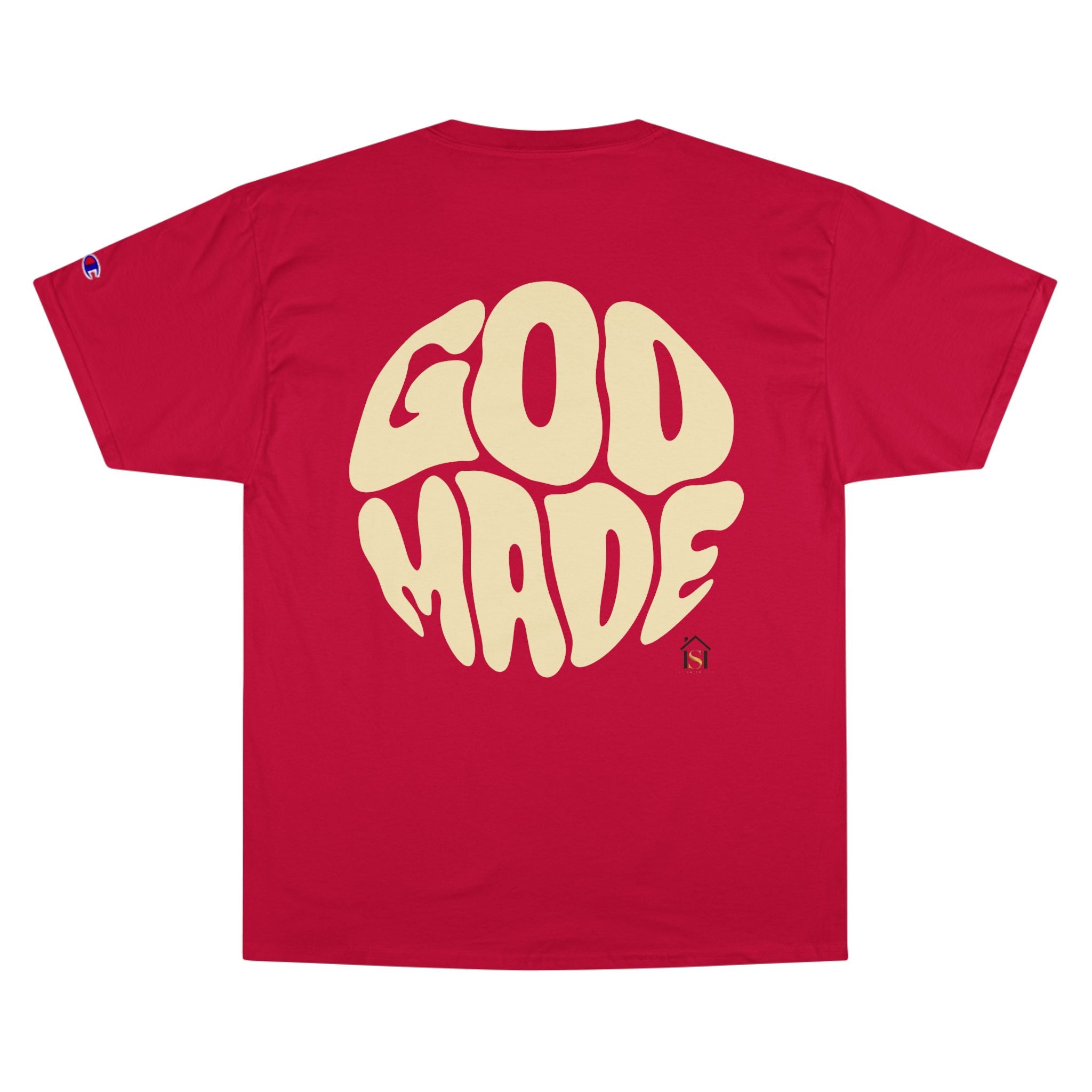 God Made Champion T-Shirt, Casual Wear, Gift for Believers, Inspirational Tee, Everyday Comfort