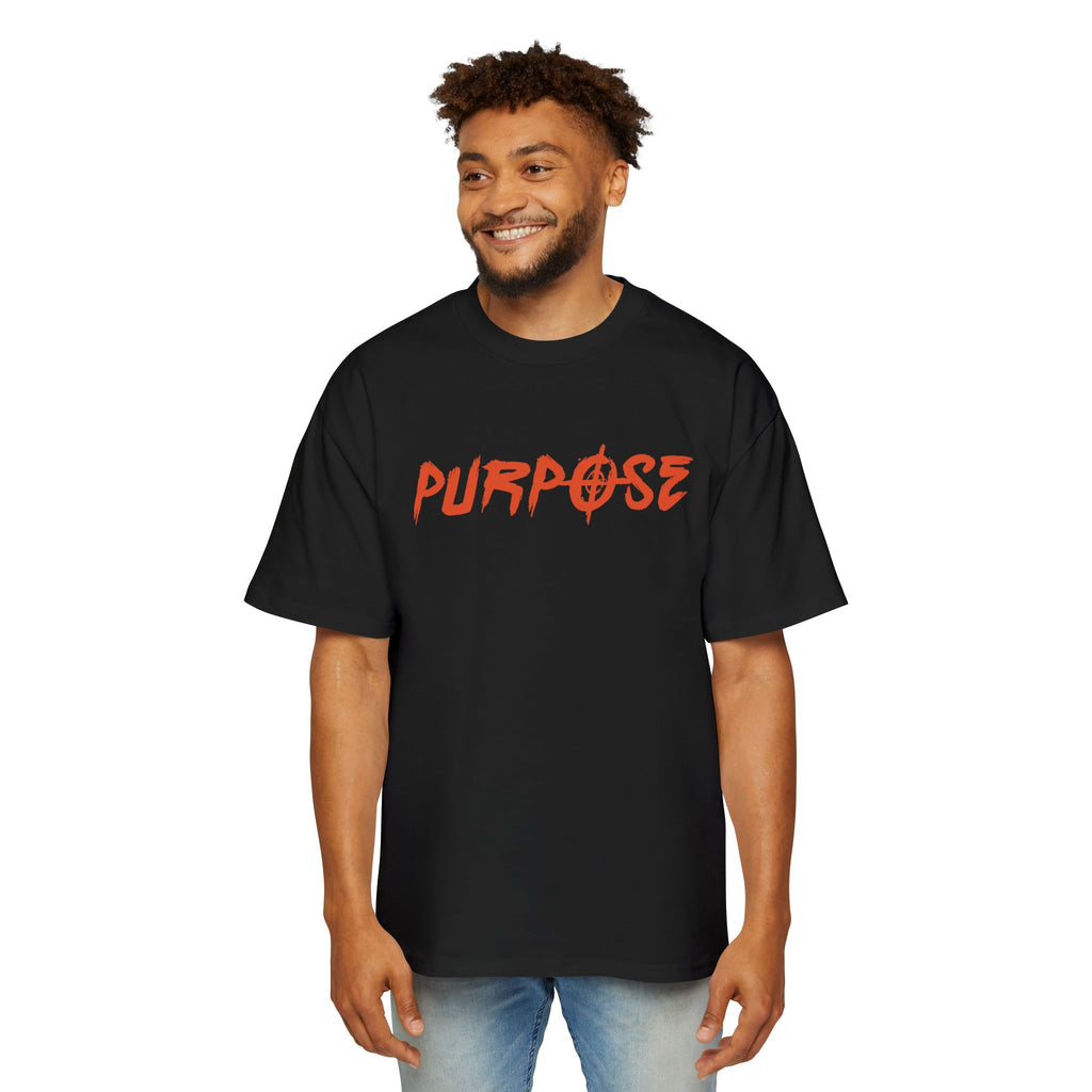 Graphic Tee — “Purpose” Front & Triple Threat Movie Poster Back