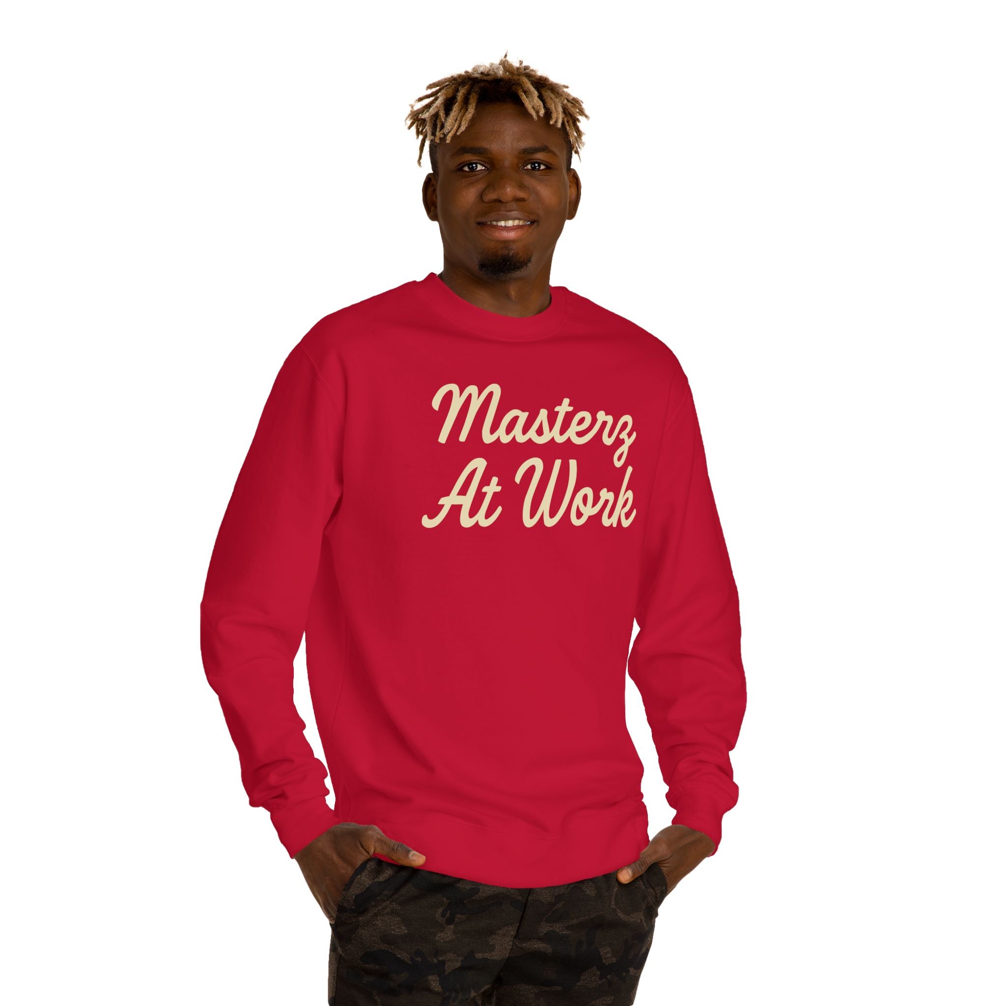 Practice Practice Practice! Crewneck Sweatshirt — "Masterz At Work" Motivational Musician Sweatshirt