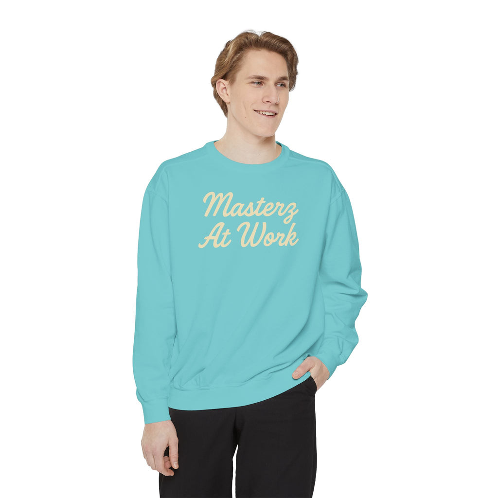 Sweatshirt — "Masterz At Work" Crewneck (Practice Practice Practice)