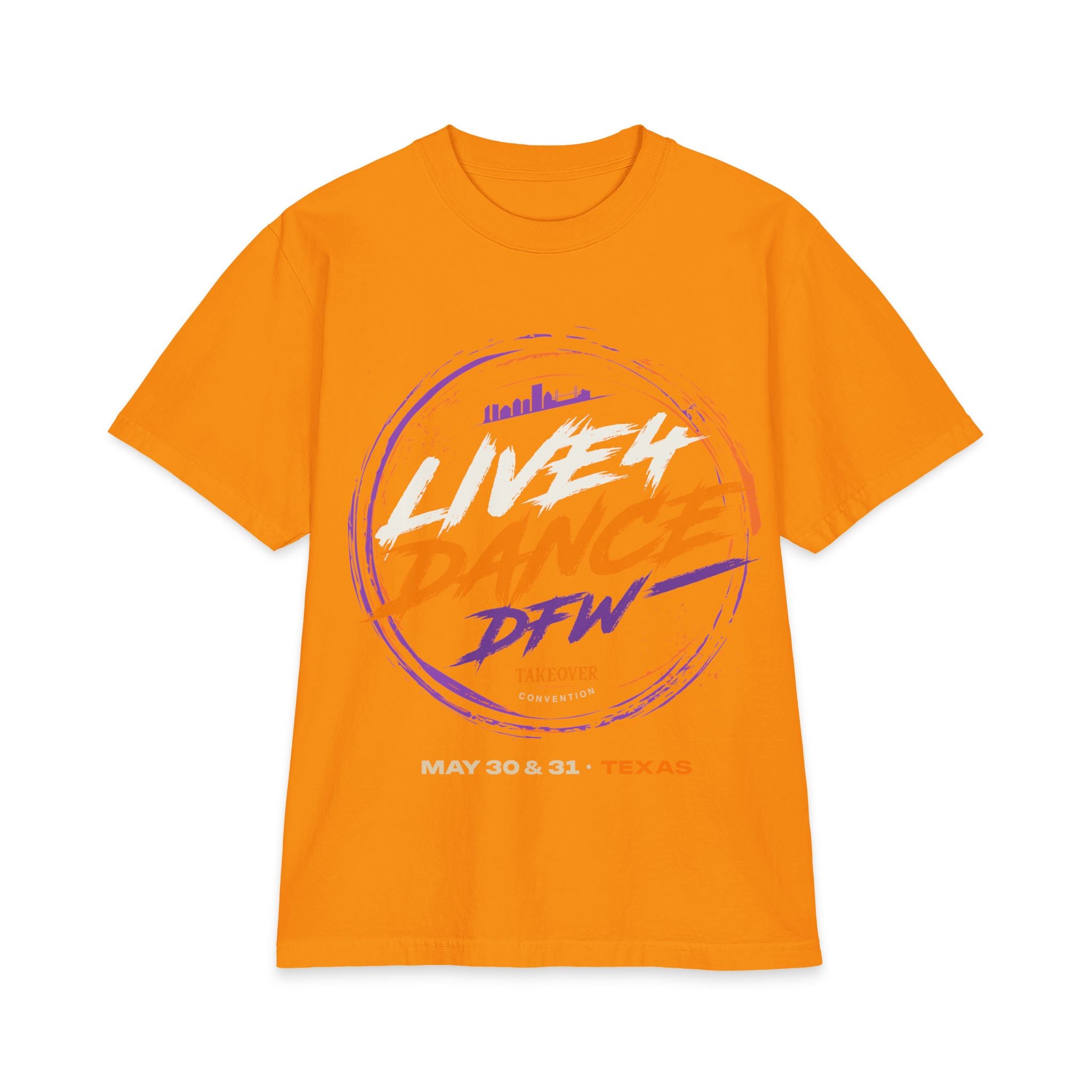 Live 4 Dance DFW Takeover T-Shirt — Live4LoveCharities Dance Convention Shirt