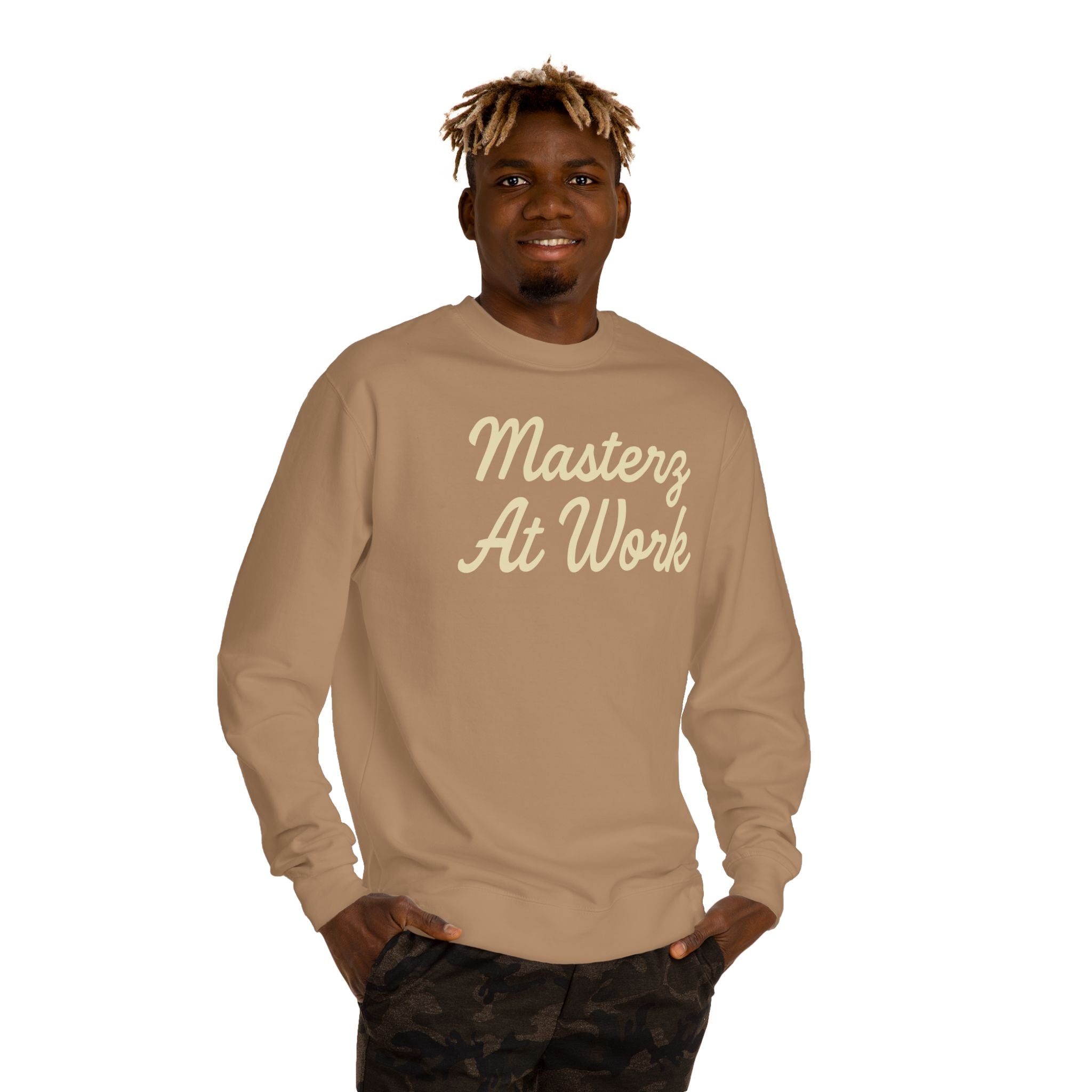 Practice Practice Practice! Crewneck Sweatshirt — "Masterz At Work" Motivational Musician Sweatshirt