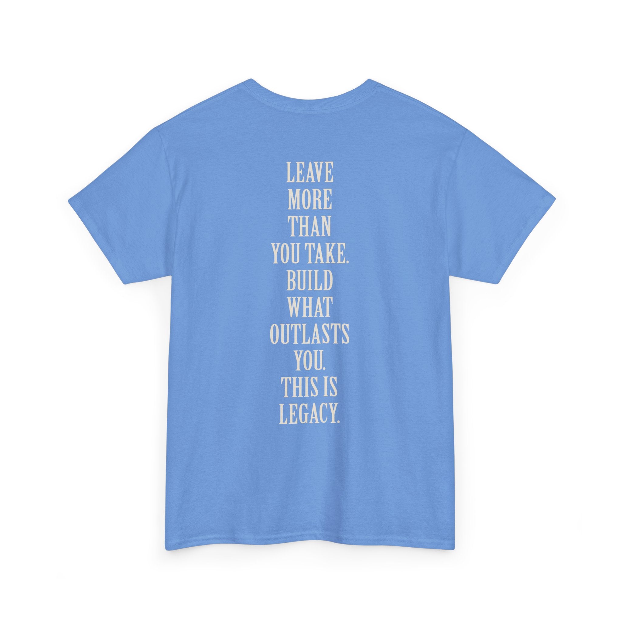Legacy Graphic Tee — "Legacy" Arch Print Inspirational Cotton Shirt
