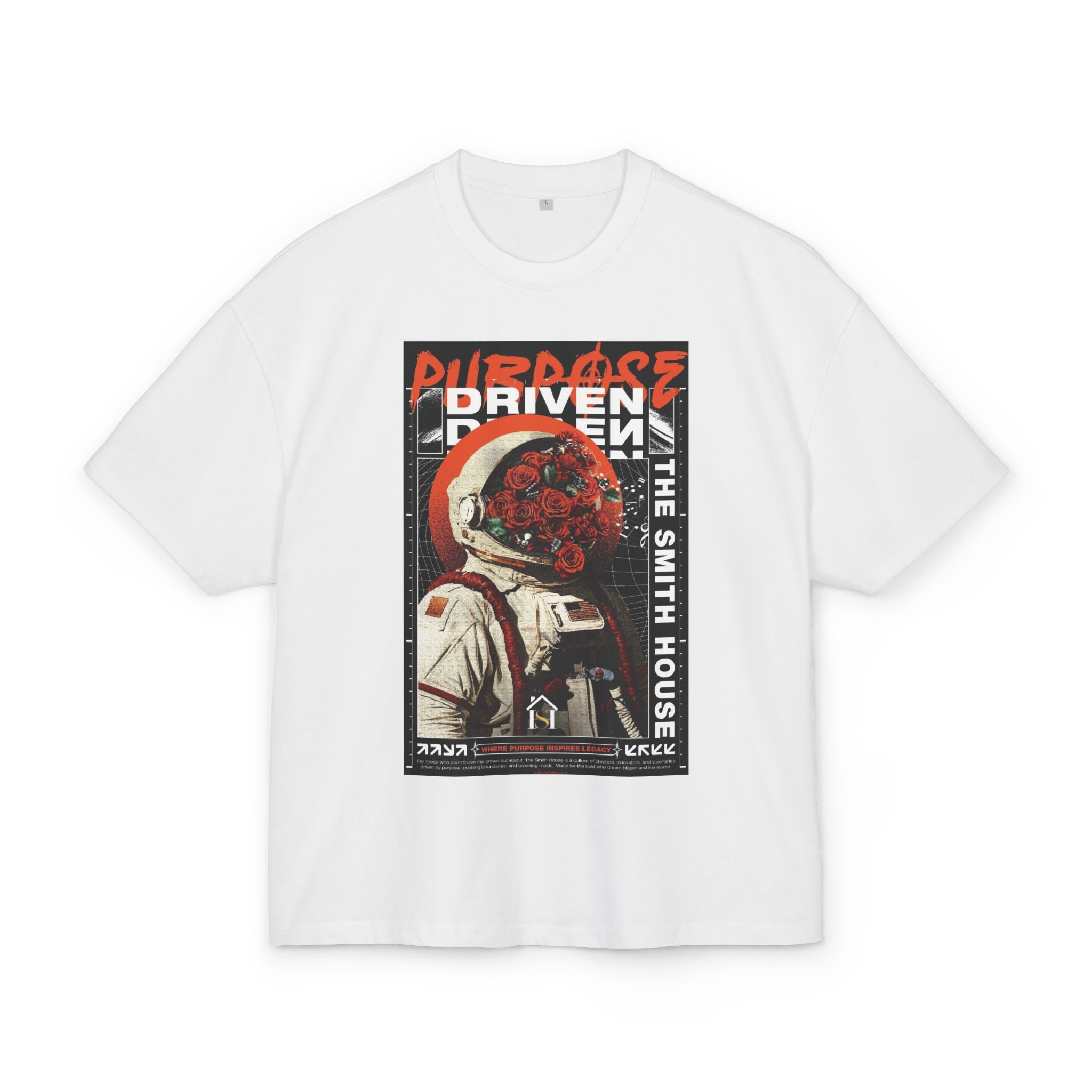 Purpose Driven Astronaut Box Tee - Unisex Heavy Cotton Shirt