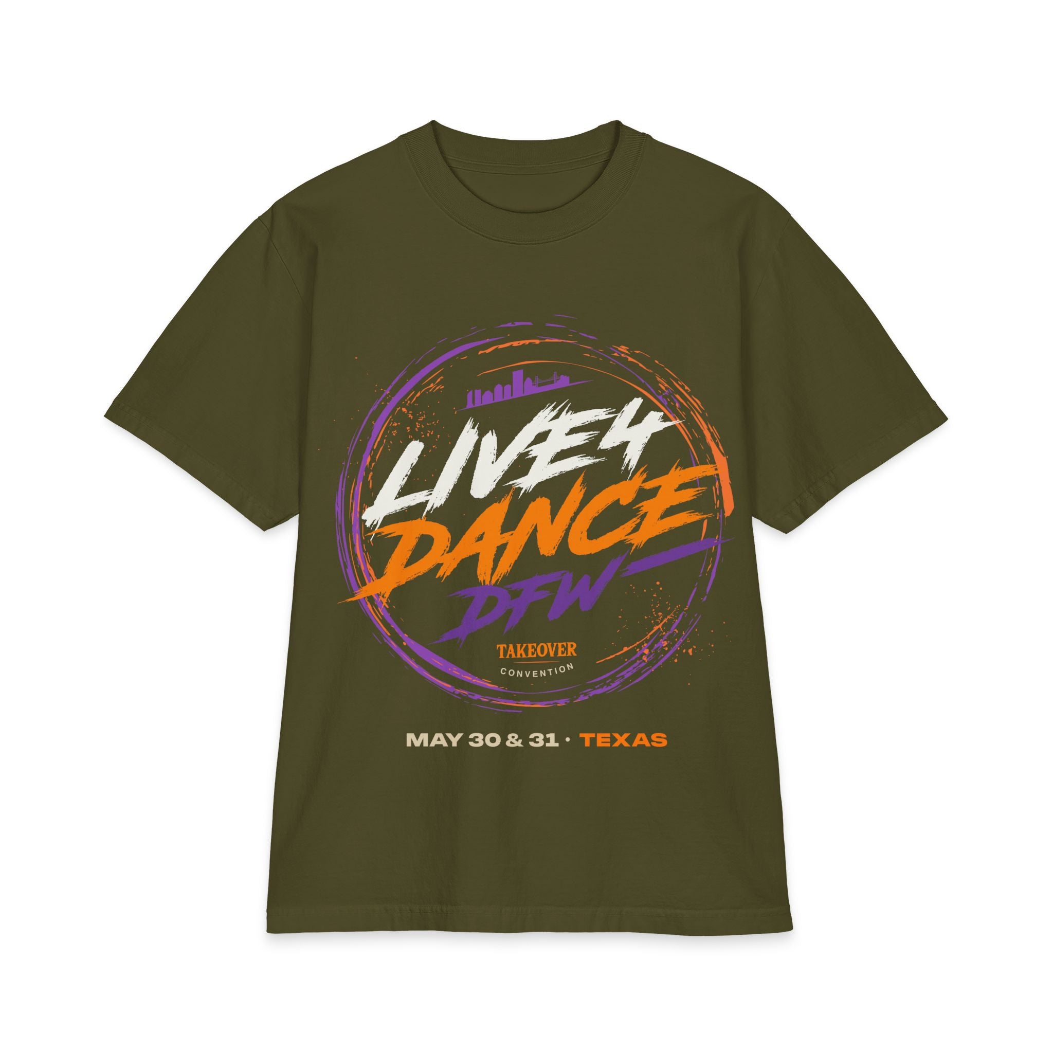 Live 4 Dance DFW Takeover T-Shirt — Live4LoveCharities Dance Convention Shirt