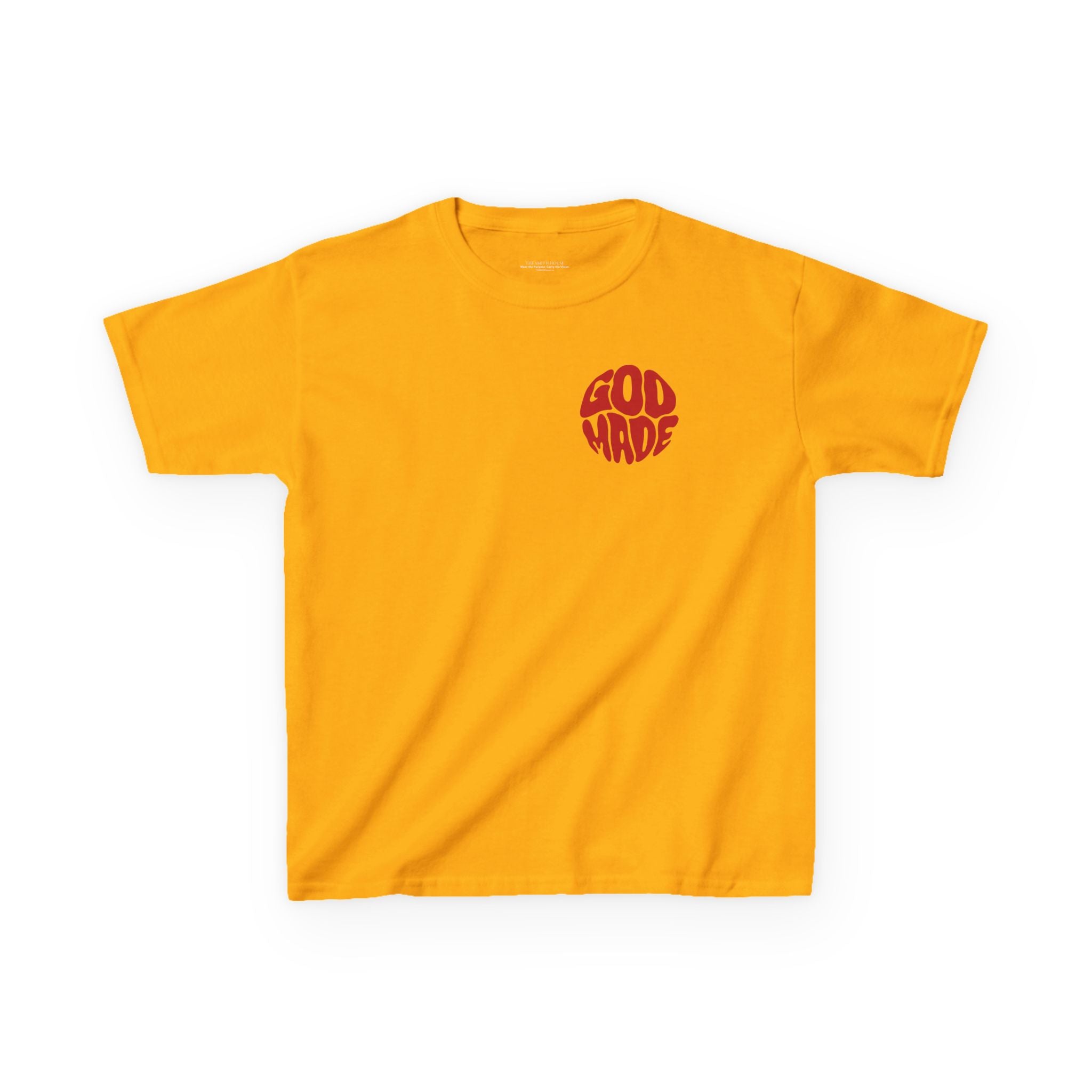 Kids Graphic Tee - 'God Made' Design, Perfect for Birthdays, Family Events, Everyday Wear, Unisex, Playful Style
