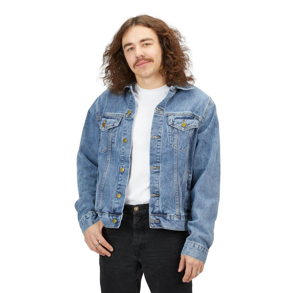 Denim Jacket — "Write Your Own Story" Embroidered Back