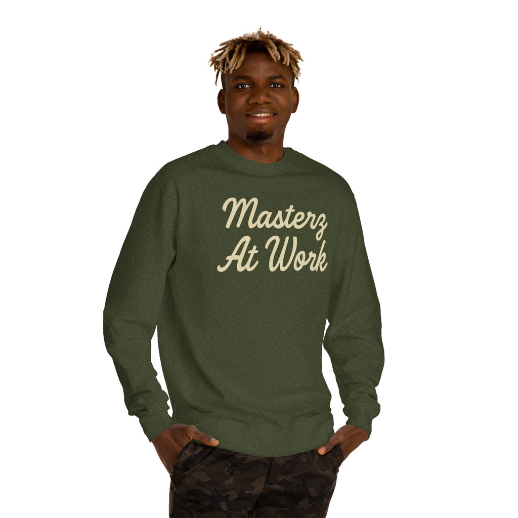 Practice Practice Practice! Crewneck Sweatshirt — "Masterz At Work" Motivational Musician Sweatshirt