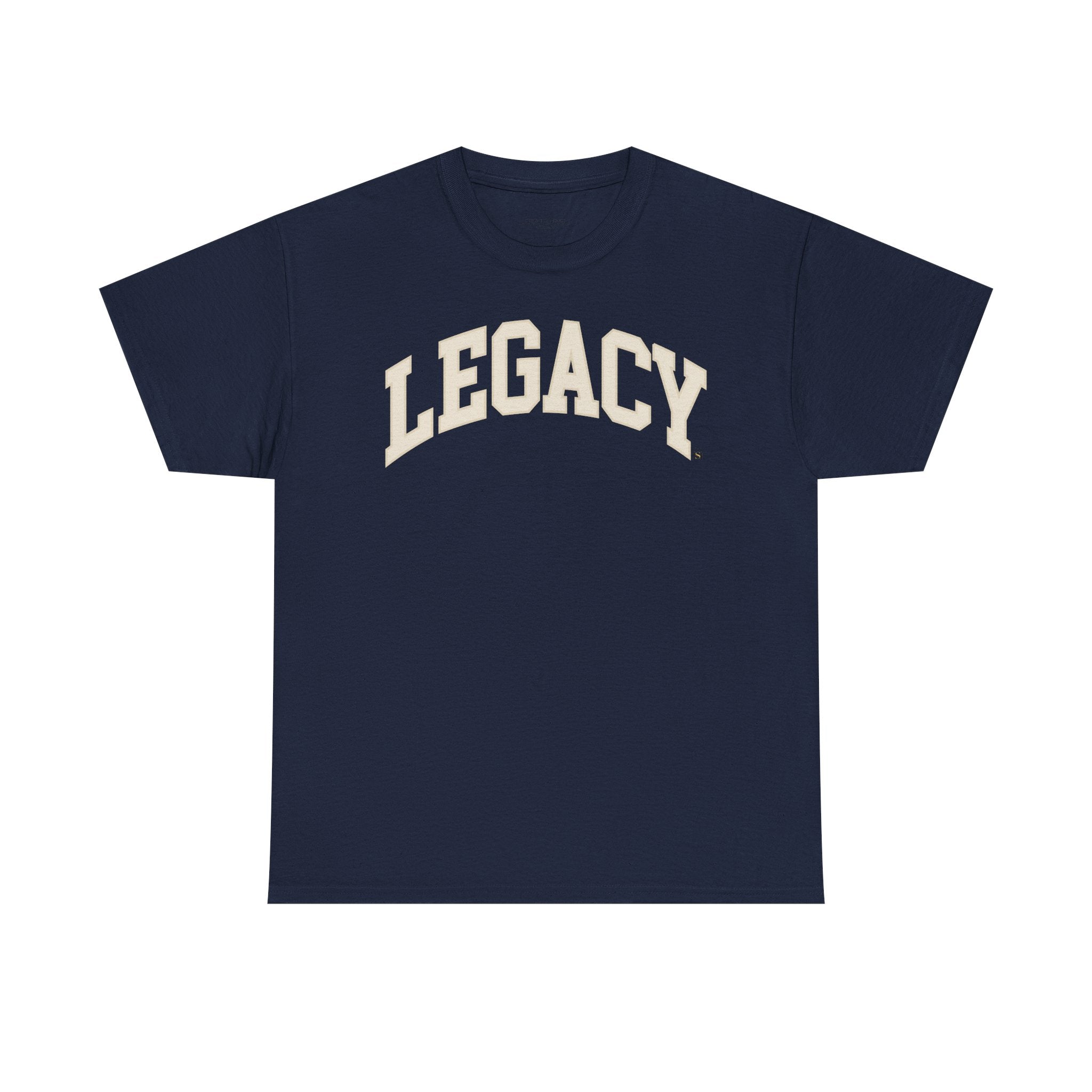 Legacy Graphic Tee — "Legacy" Arch Print Inspirational Cotton Shirt