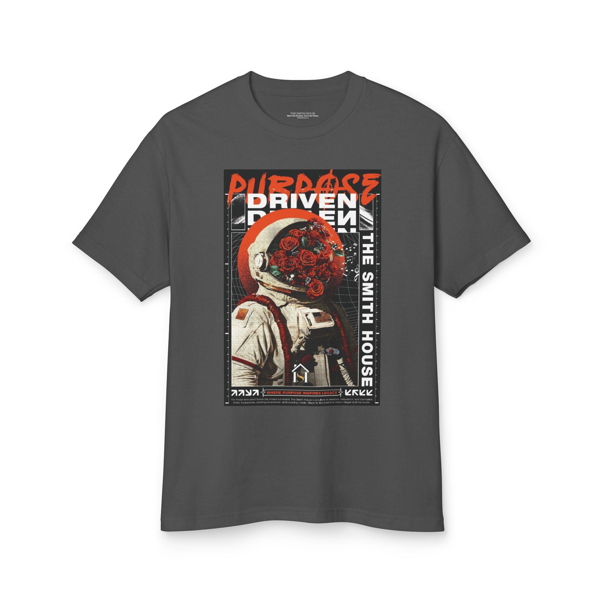 Purpose Driven Astronaut Tee, Unisex Graphic Shirt, Vintage Style T-Shirt, Casual Wear, Gift for Space Lovers, Motivational Apparel