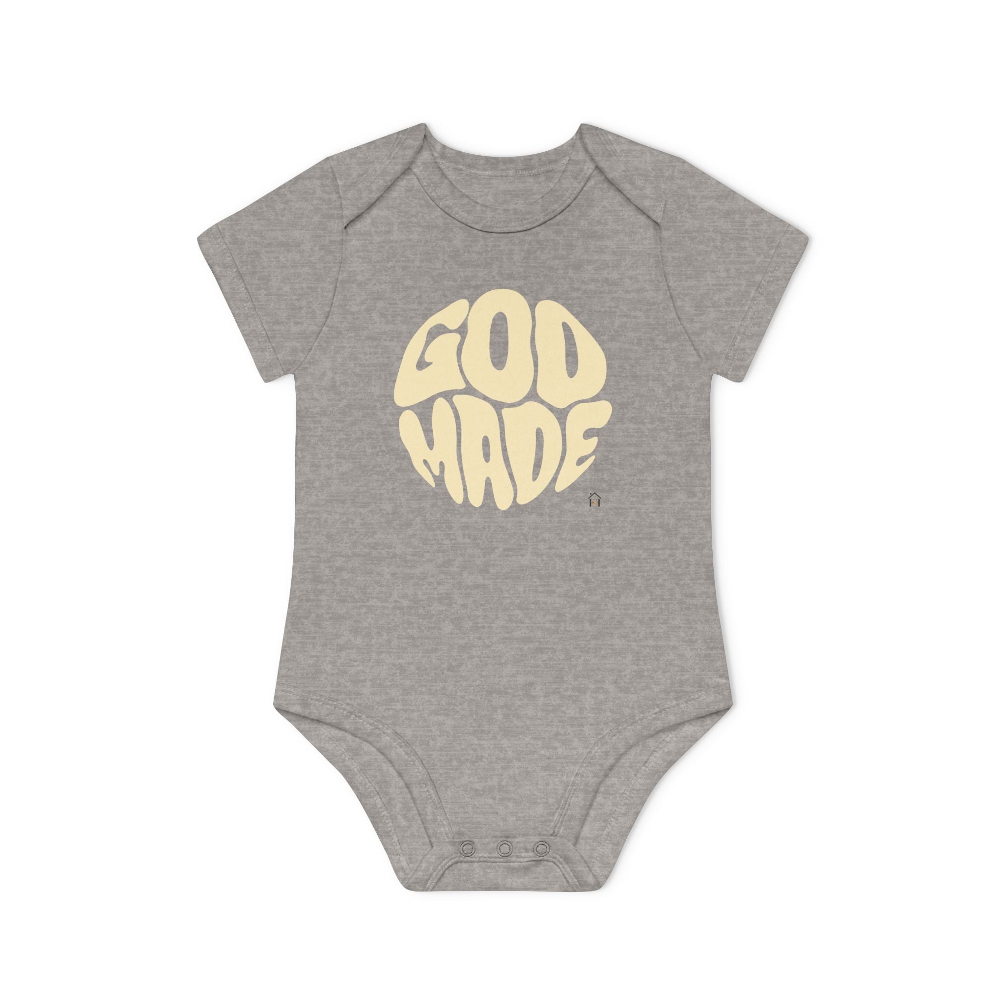 Baby Bodysuit — "God Made" Organic Short Sleeve Infant Onesie