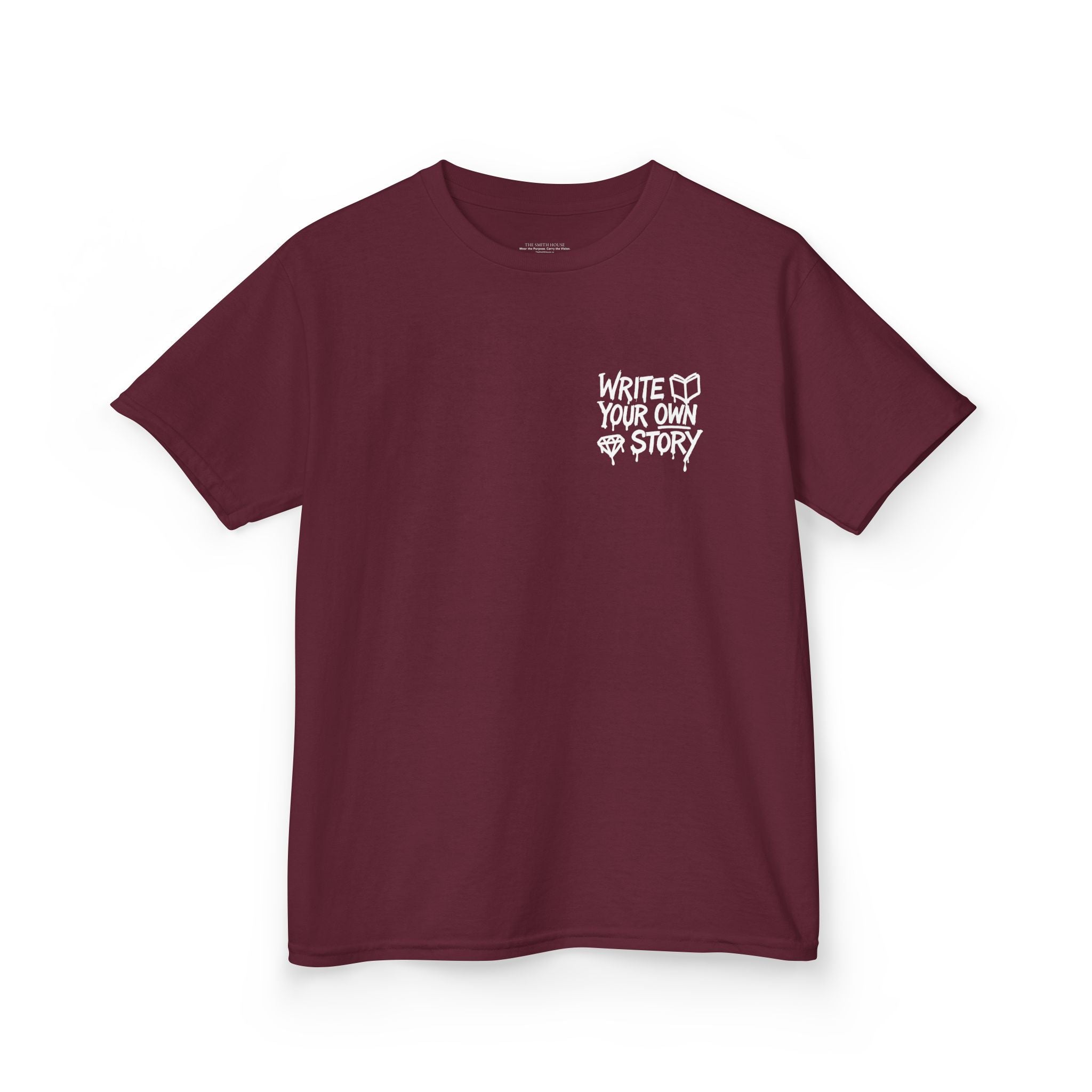 Empowering Kids Tee — "Write Your Own Story" Motivational Graphic T-Shirt