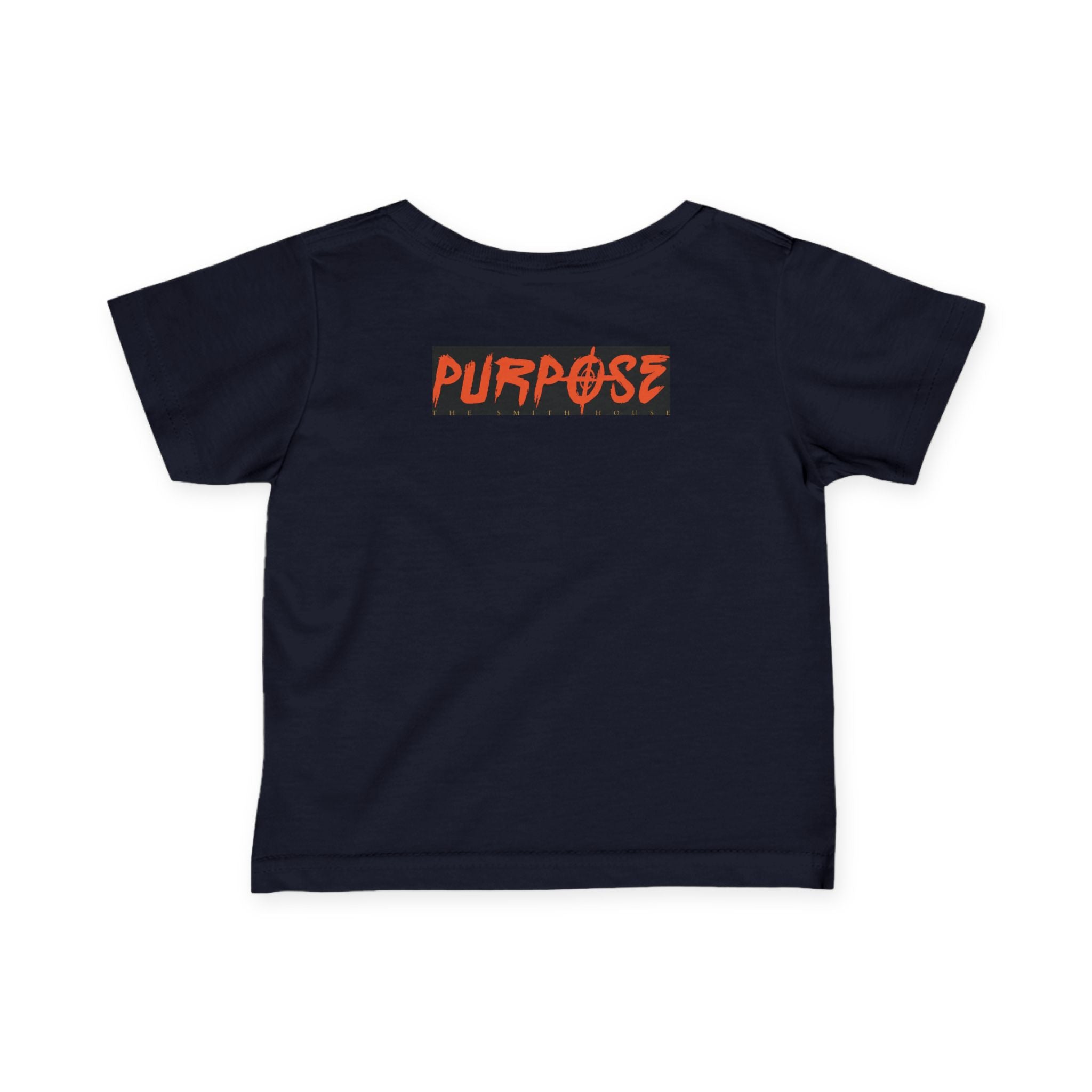 Stylish Purpose Infant Fine Jersey Tee - Trendy Baby Shirt with Bold Graphic Design