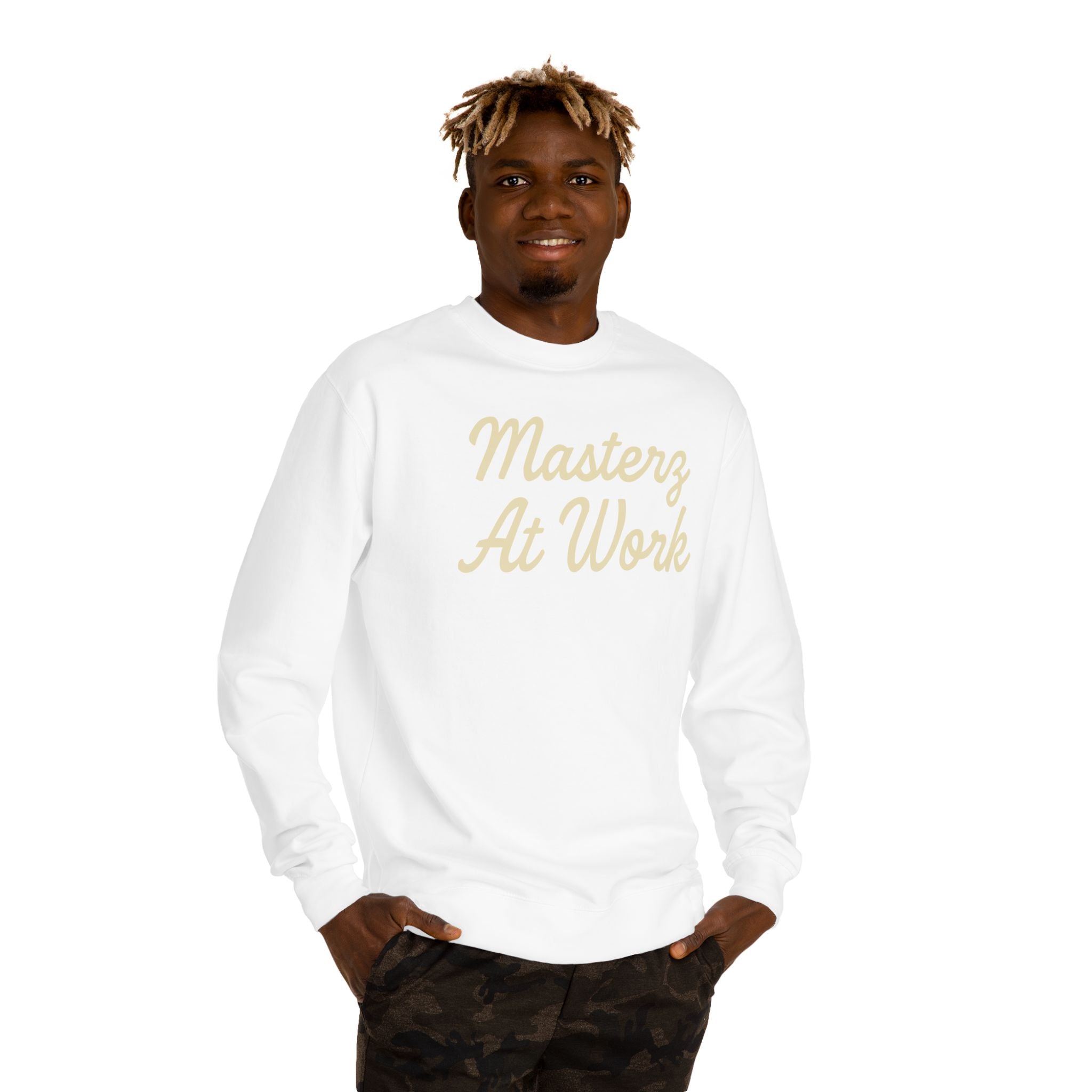 Practice Practice Practice! Crewneck Sweatshirt — "Masterz At Work" Motivational Musician Sweatshirt
