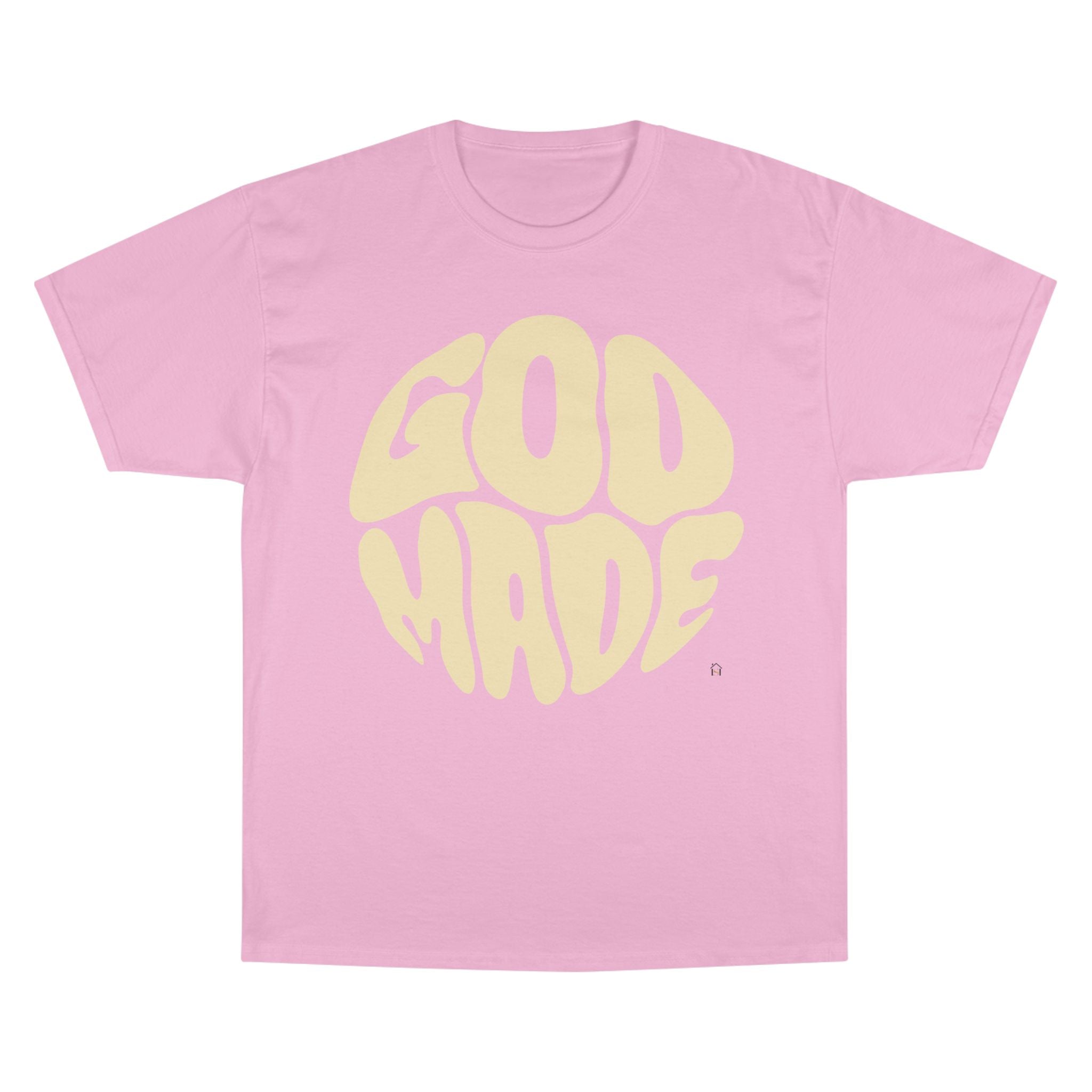 God Made Champion T-Shirt, Casual Wear, Gift for Believers, Inspirational Tee, Everyday Comfort