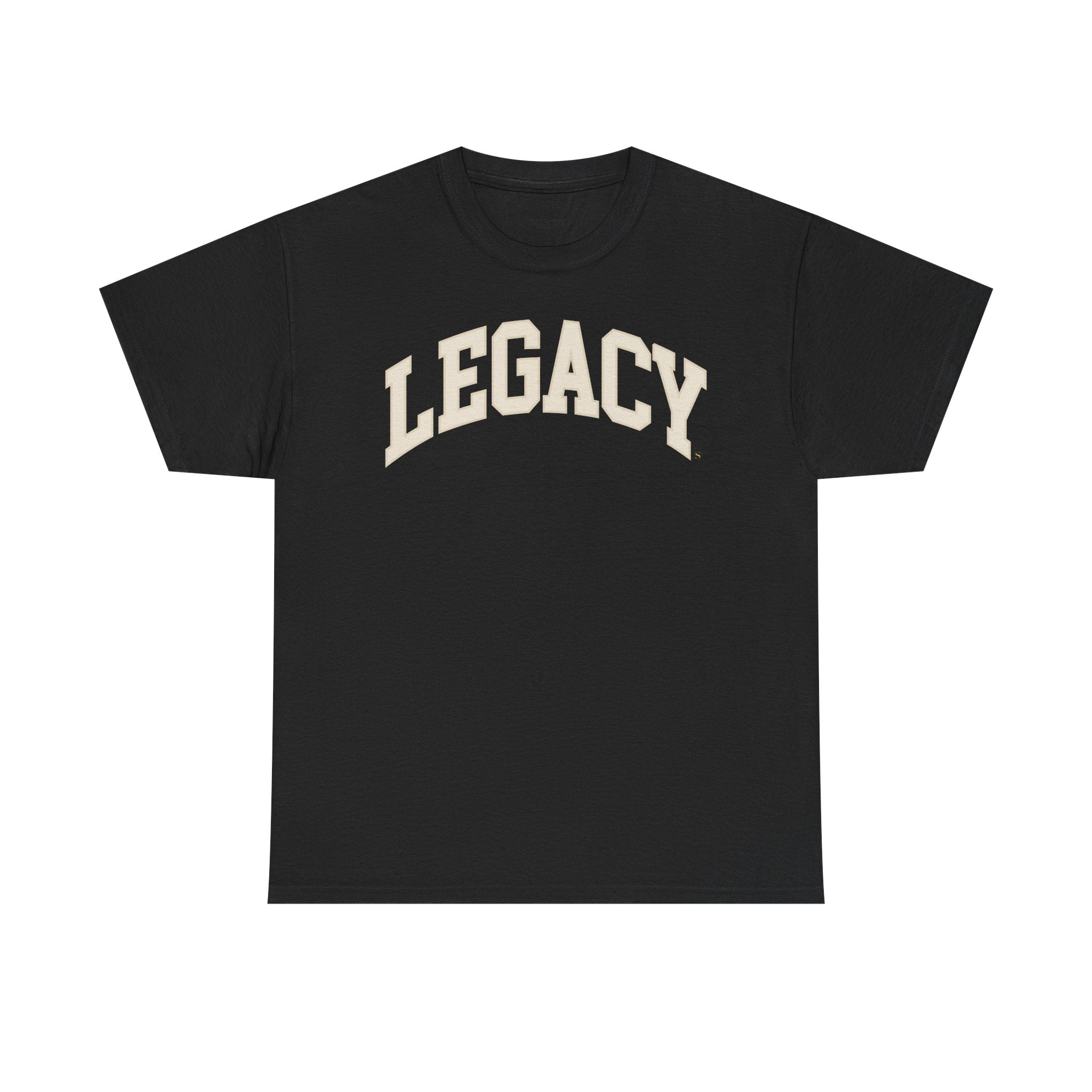 Legacy Graphic Tee — "Legacy" Arch Print Inspirational Cotton Shirt