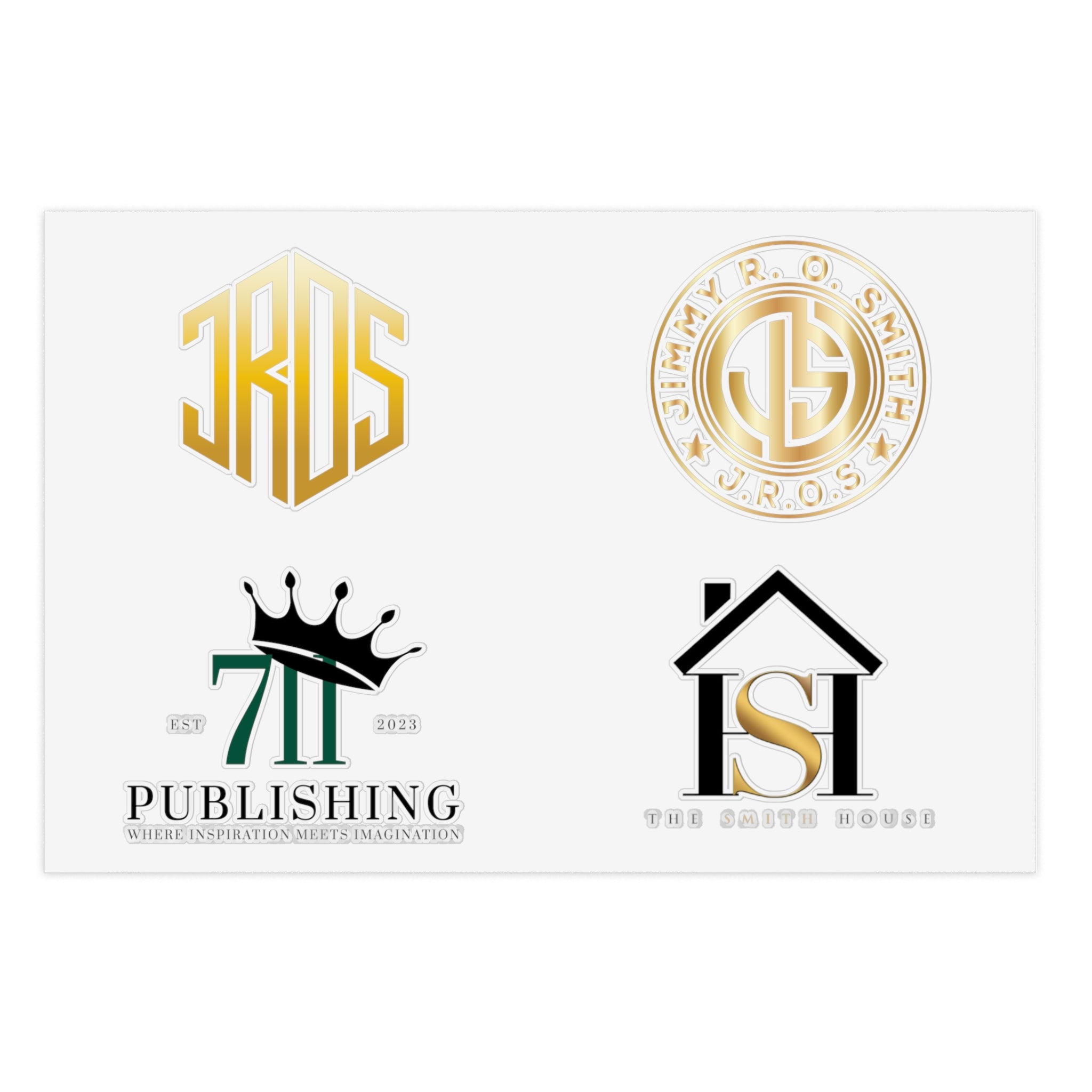 Colorful Sticker Sheet Bundle - 5 Unique Designs for Personalization and Decoration