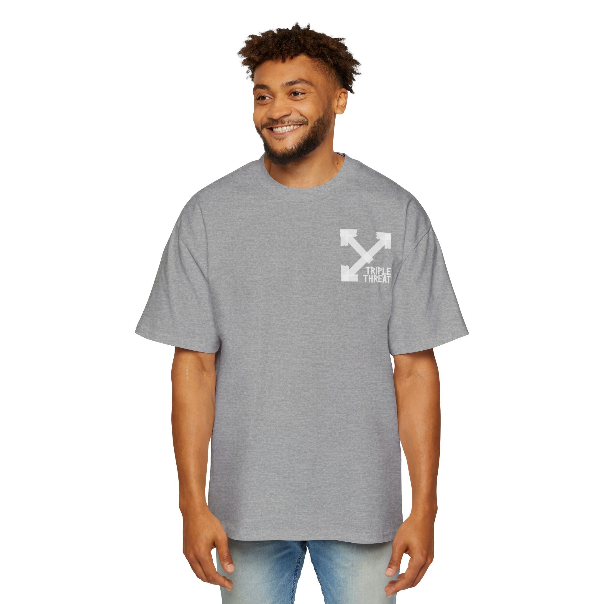 Men's Heavy Oversized Tee - Casual Graphic Tee, Streetwear Style Shirt, Trendy Everyday Wear, Gift for Him, Cool Summer Tee