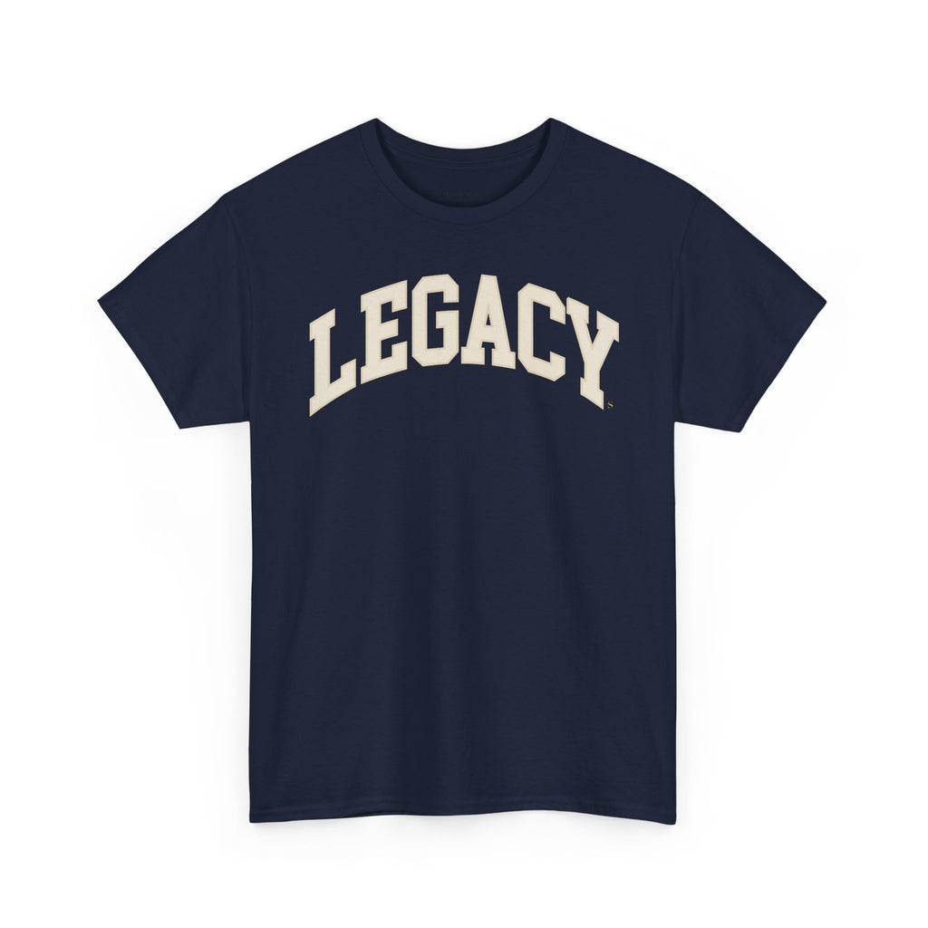 Legacy Graphic Tee — "Legacy" Arch Print Inspirational Cotton Shirt