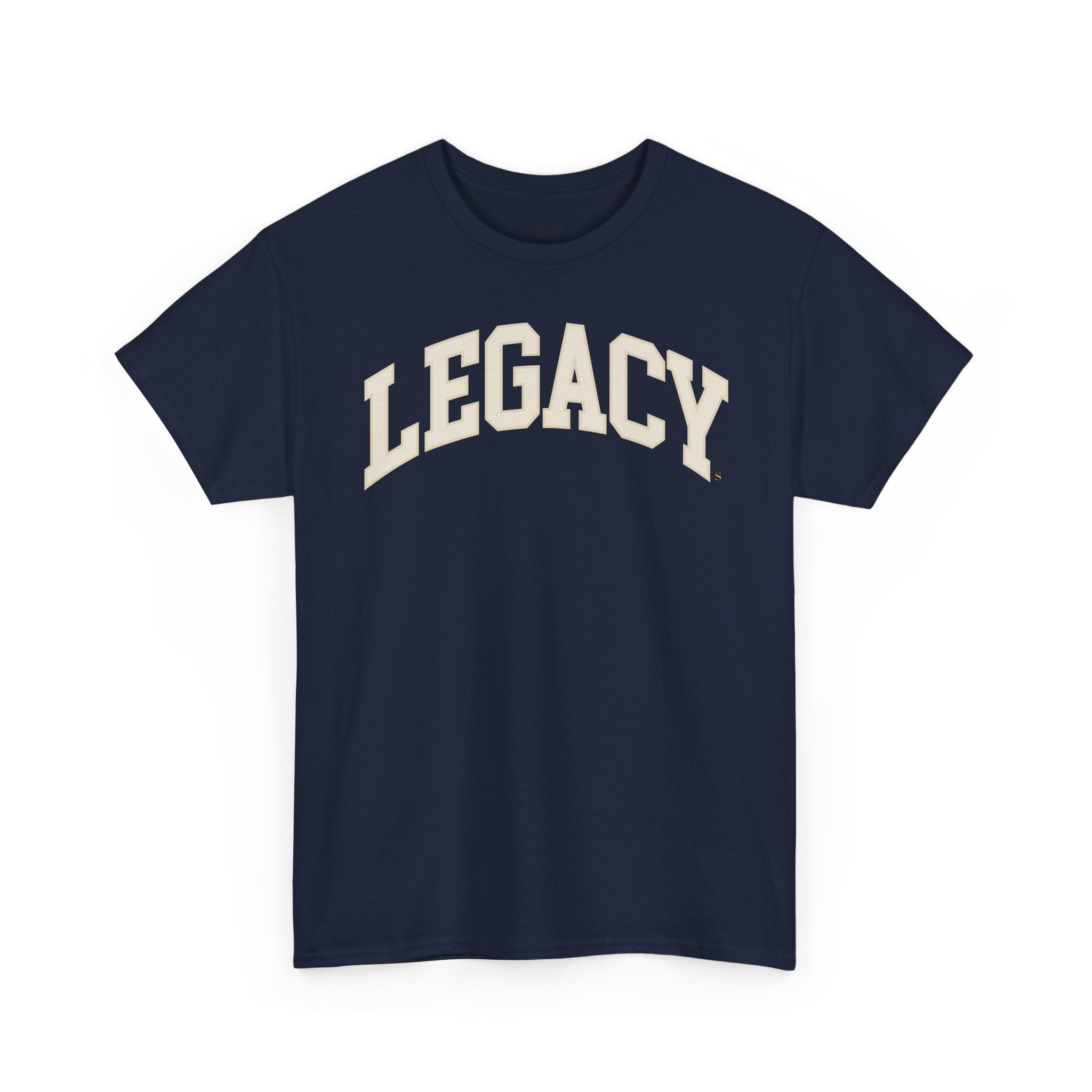 Legacy Graphic Tee — "Legacy" Arch Print Inspirational Cotton Shirt