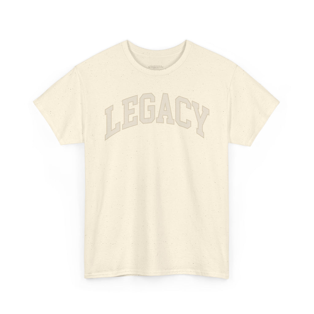 Legacy Graphic Tee — "Legacy" Arch Print Inspirational Cotton Shirt