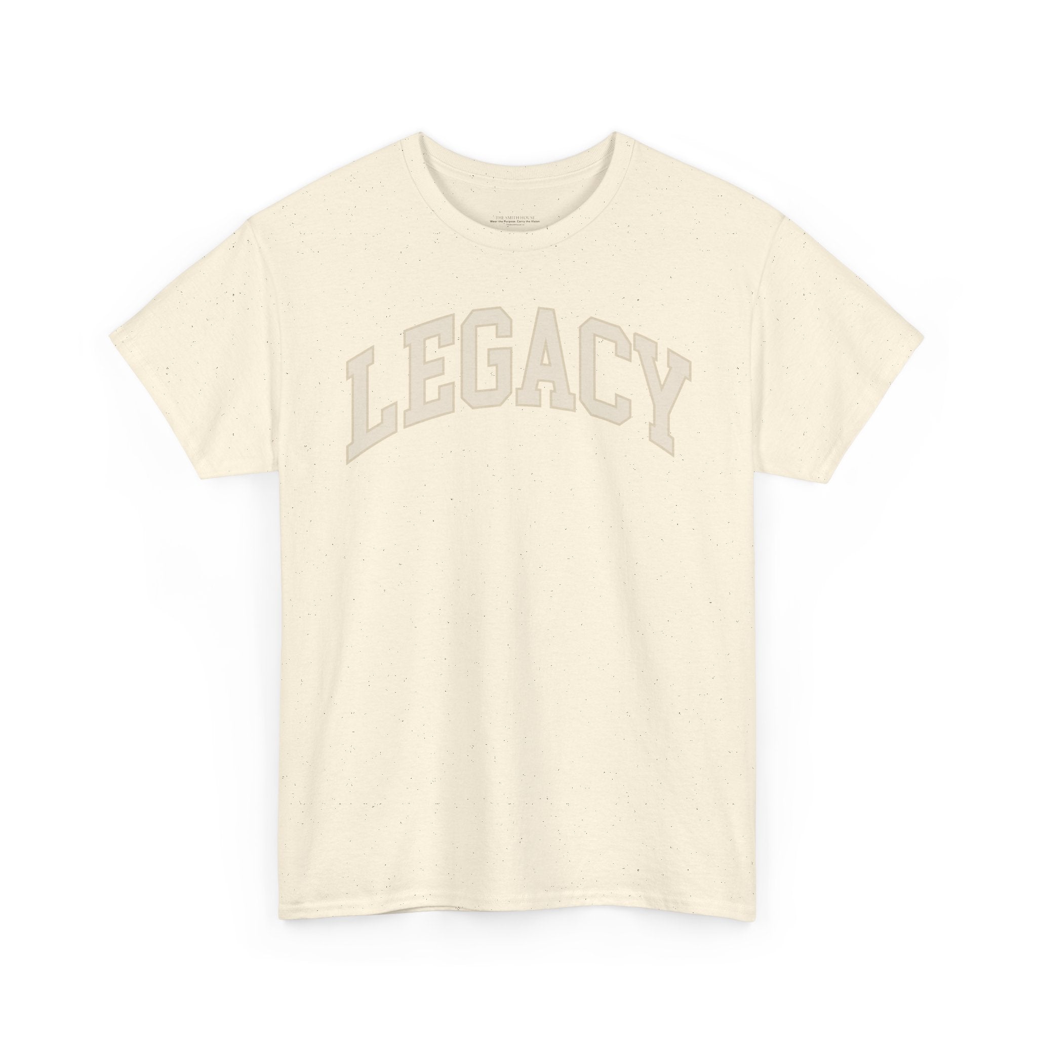Legacy Graphic Tee — "Legacy" Arch Print Inspirational Cotton Shirt