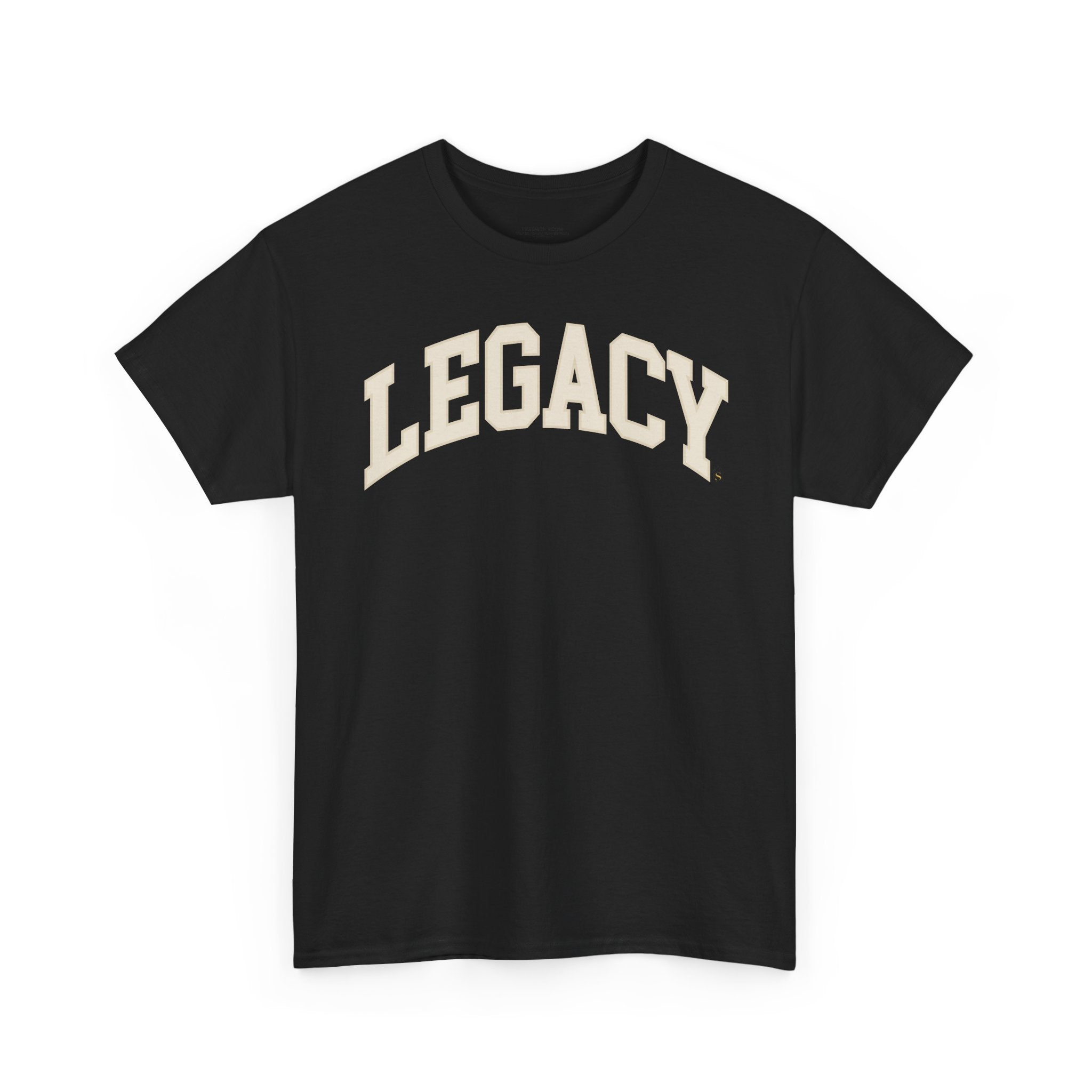 Legacy Graphic Tee — "Legacy" Arch Print Inspirational Cotton Shirt