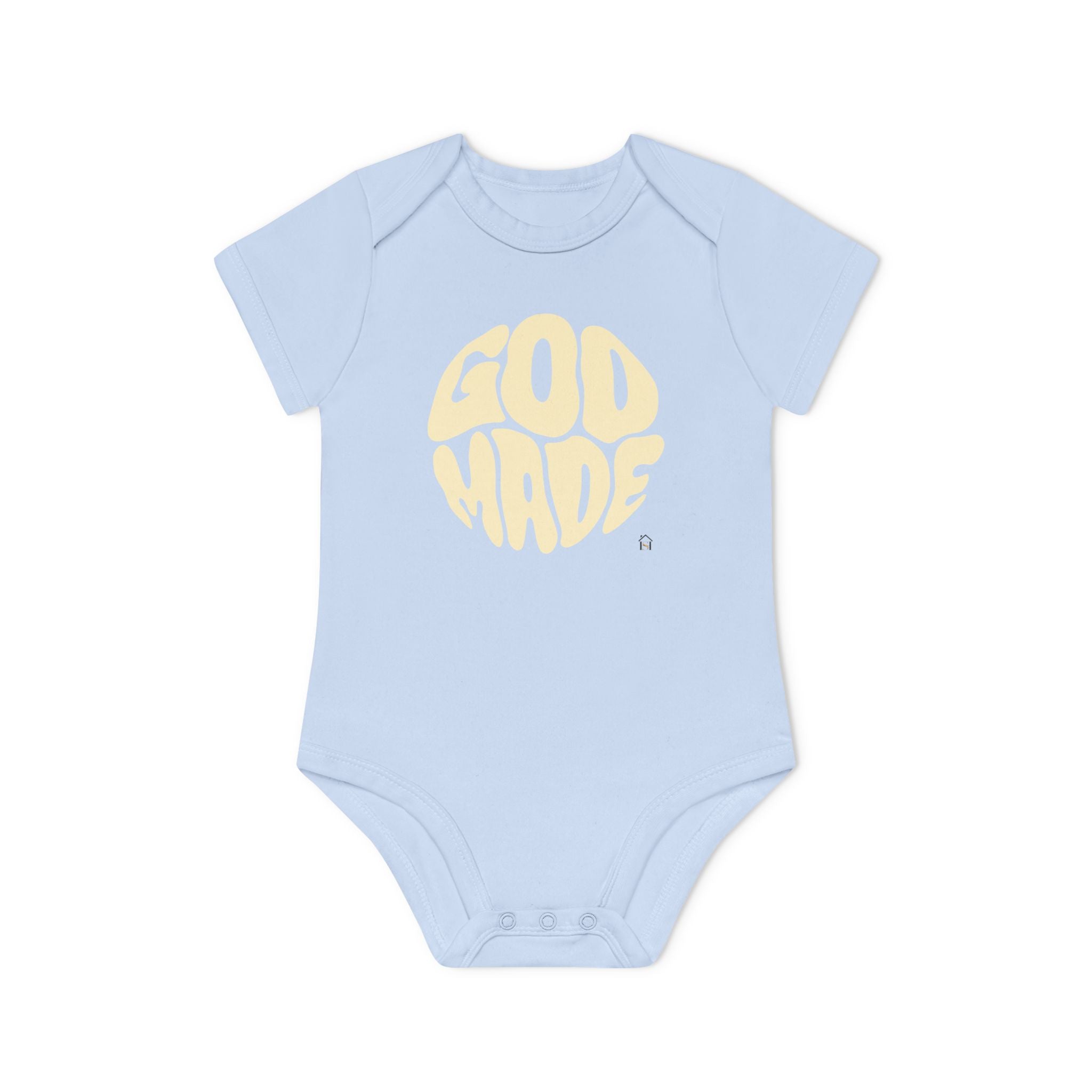 Baby Bodysuit — "God Made" Organic Short Sleeve Infant Onesie