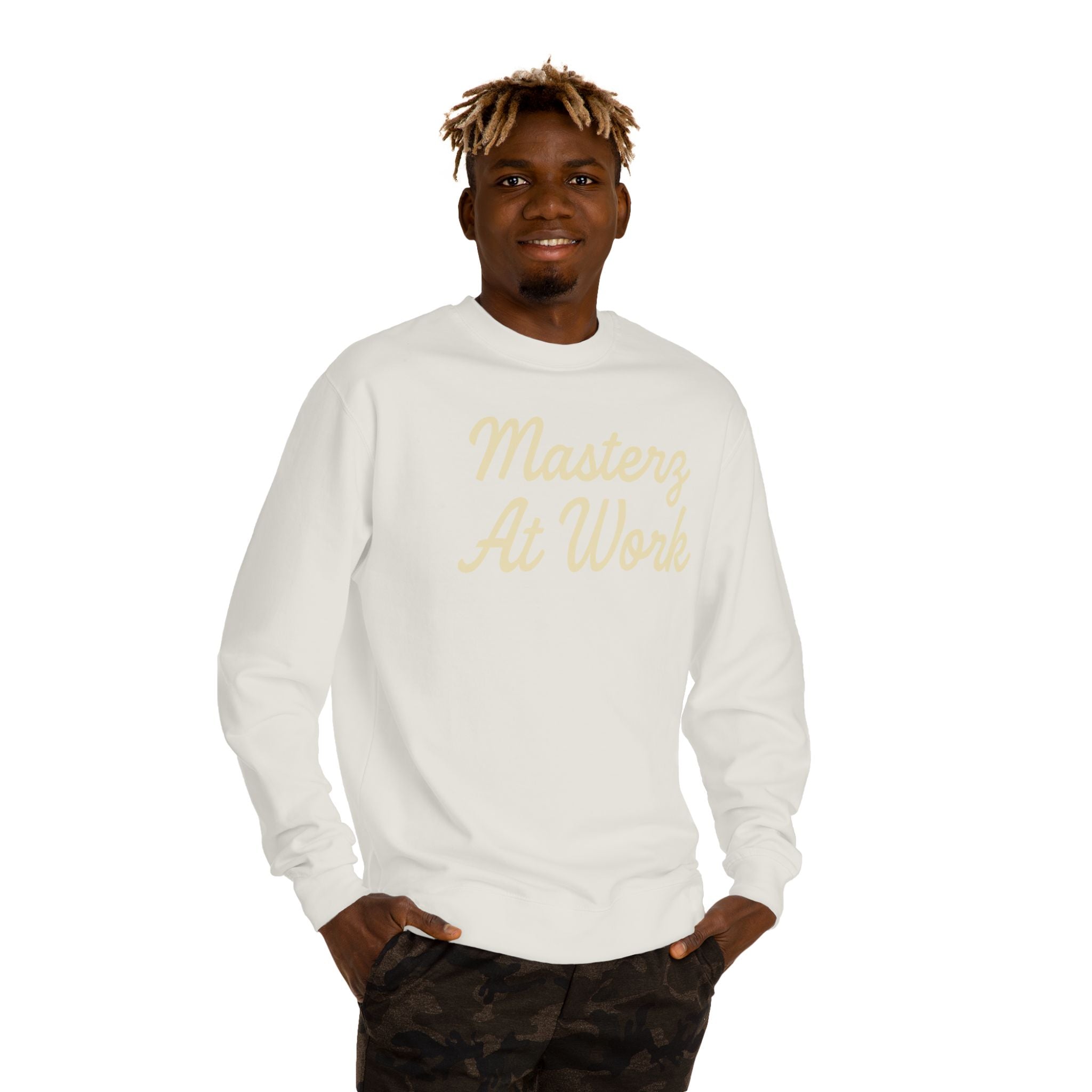 Practice Practice Practice! Crewneck Sweatshirt — "Masterz At Work" Motivational Musician Sweatshirt