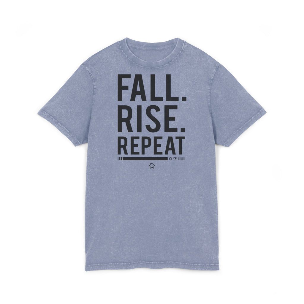 Acid Washed Inspirational Tee, Fall Rise Repeat Shirt, Motivational T-Shirt, Unique Gift for Fitness Lovers, Casual Everyday Wear, [...]