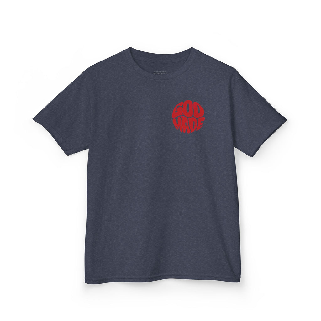 Kids Graphic Tee - 'God Made' Design, Perfect for Birthdays, Family Events, Everyday Wear, Unisex, Playful Style
