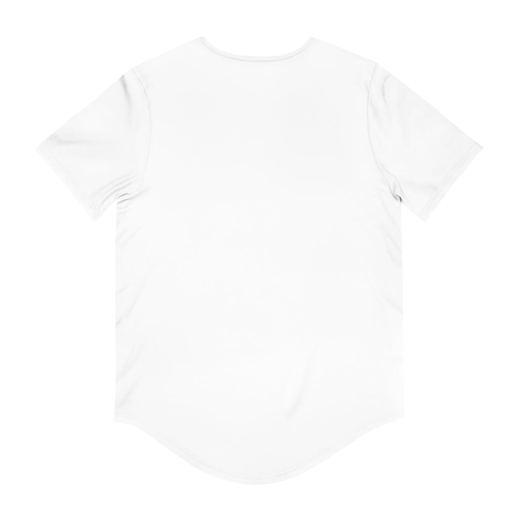 Men's Curved Hem Tee, Casual Men's Shirt, JSUniversity Apparel, Trendy Graphic Tee, Summer Fashion Top, College Style Clothes